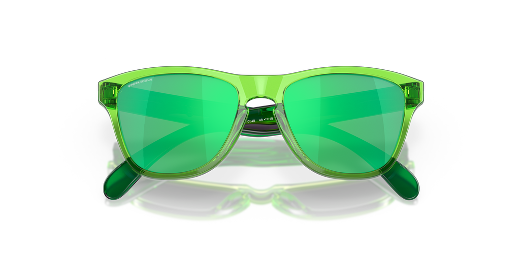 Oakley OJ9009 Frogskins XXS Youth Square Prizm Sunglasses - Acid Pink Frame