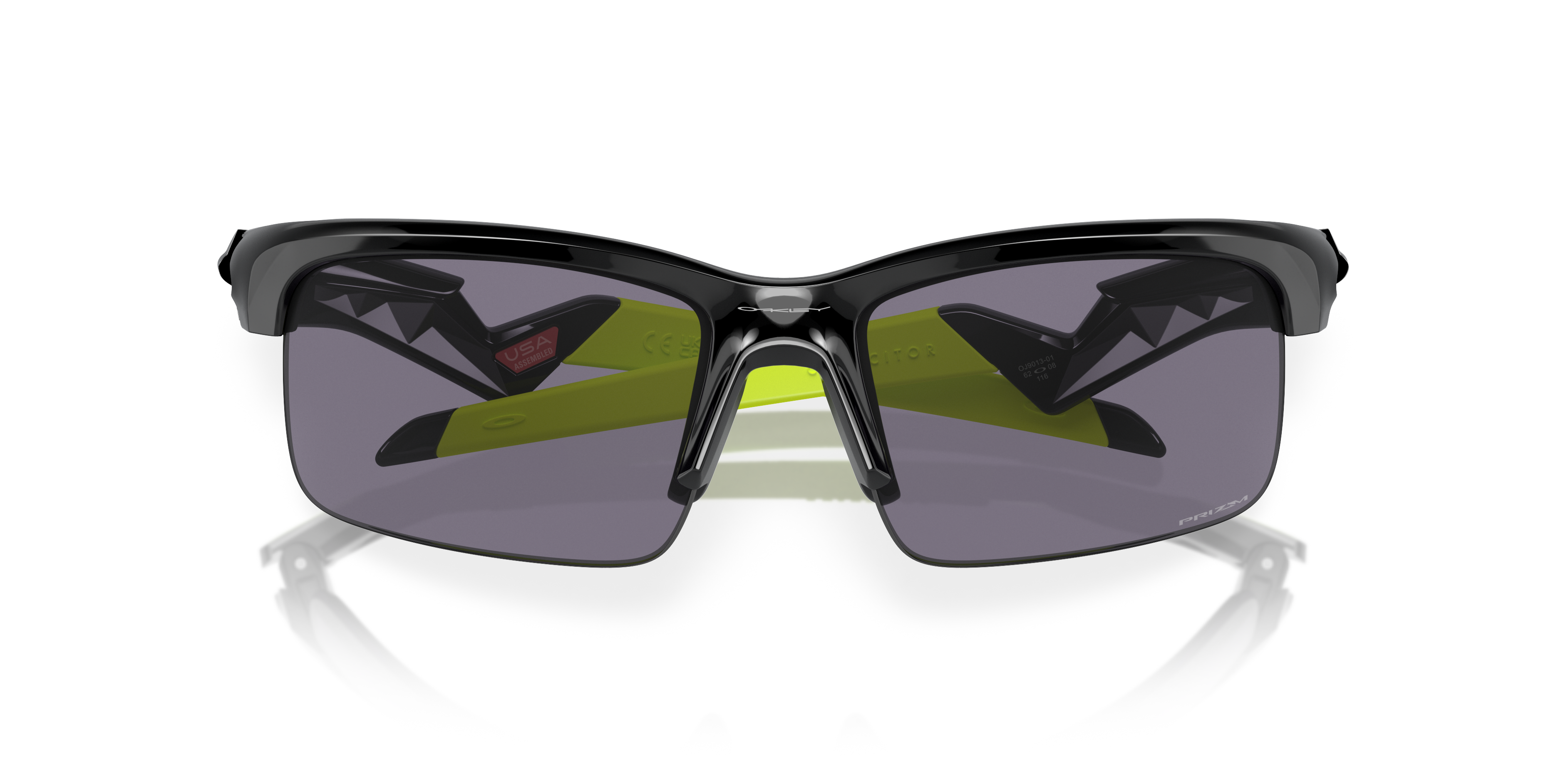 Oakley OJ9013 Capacitor Youth Rectangle Prizm Sunglasses - Polished White Frame