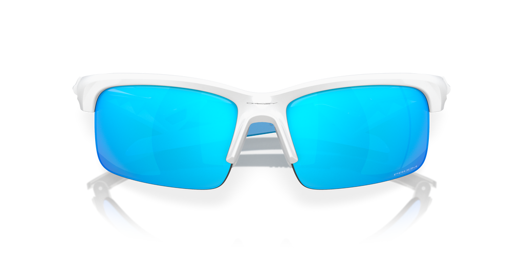 Oakley OJ9013 Capacitor Youth Rectangle Prizm Sunglasses - Polished White Frame