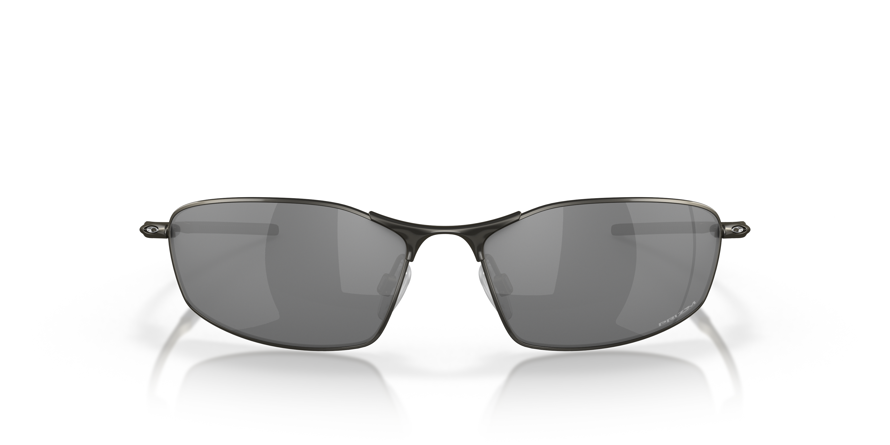 Oakley OO4141 Whisker Men's Oval Prizm Sunglasses - Satin Black Frame