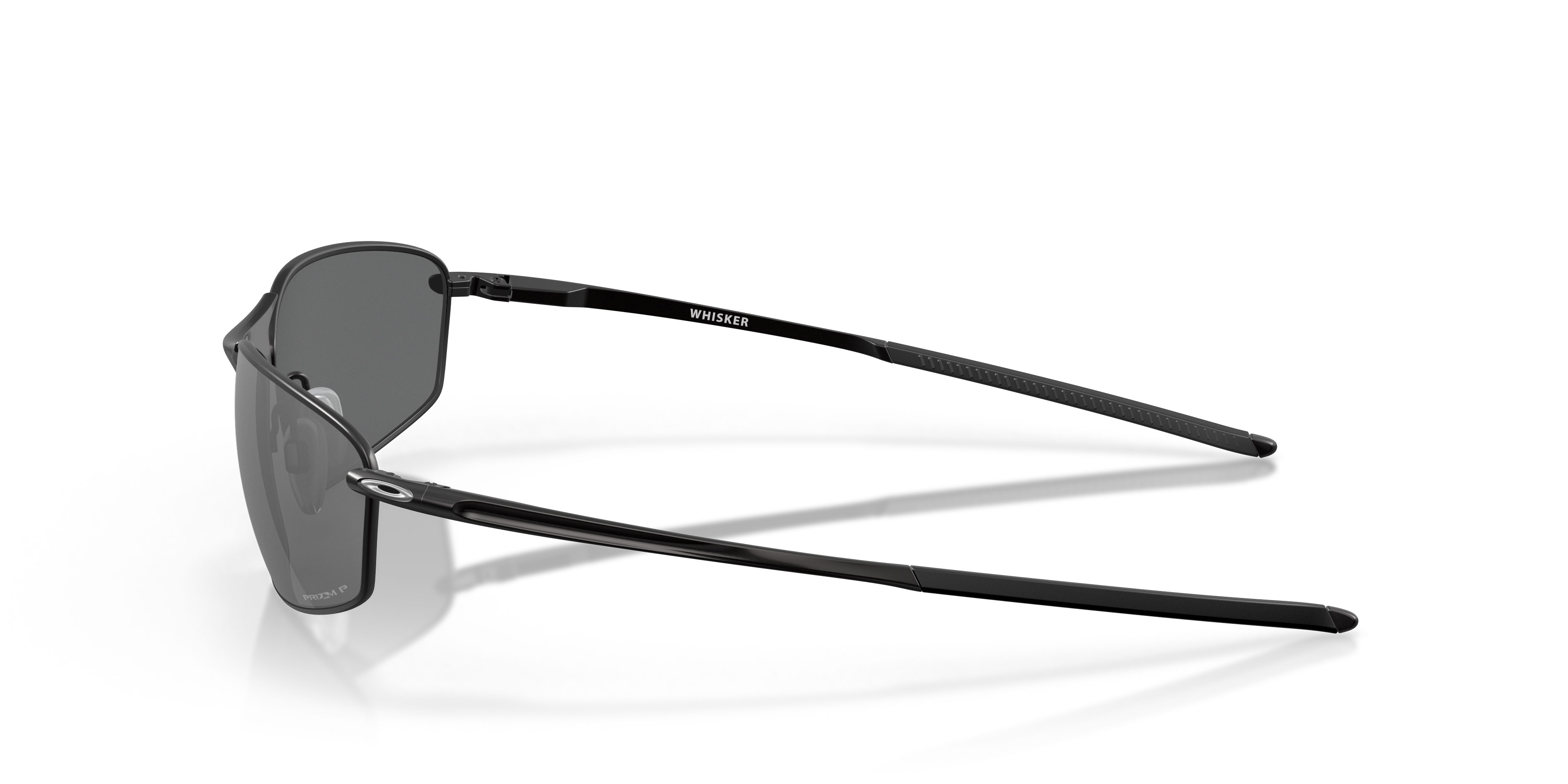 Oakley OO4141 Whisker Men's Oval Prizm Sunglasses - Satin Black Frame