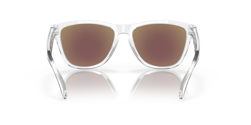 Oakley OO9013 Frogskins Unisex Square Prizm Sunglasses - Crystal Clear Frame