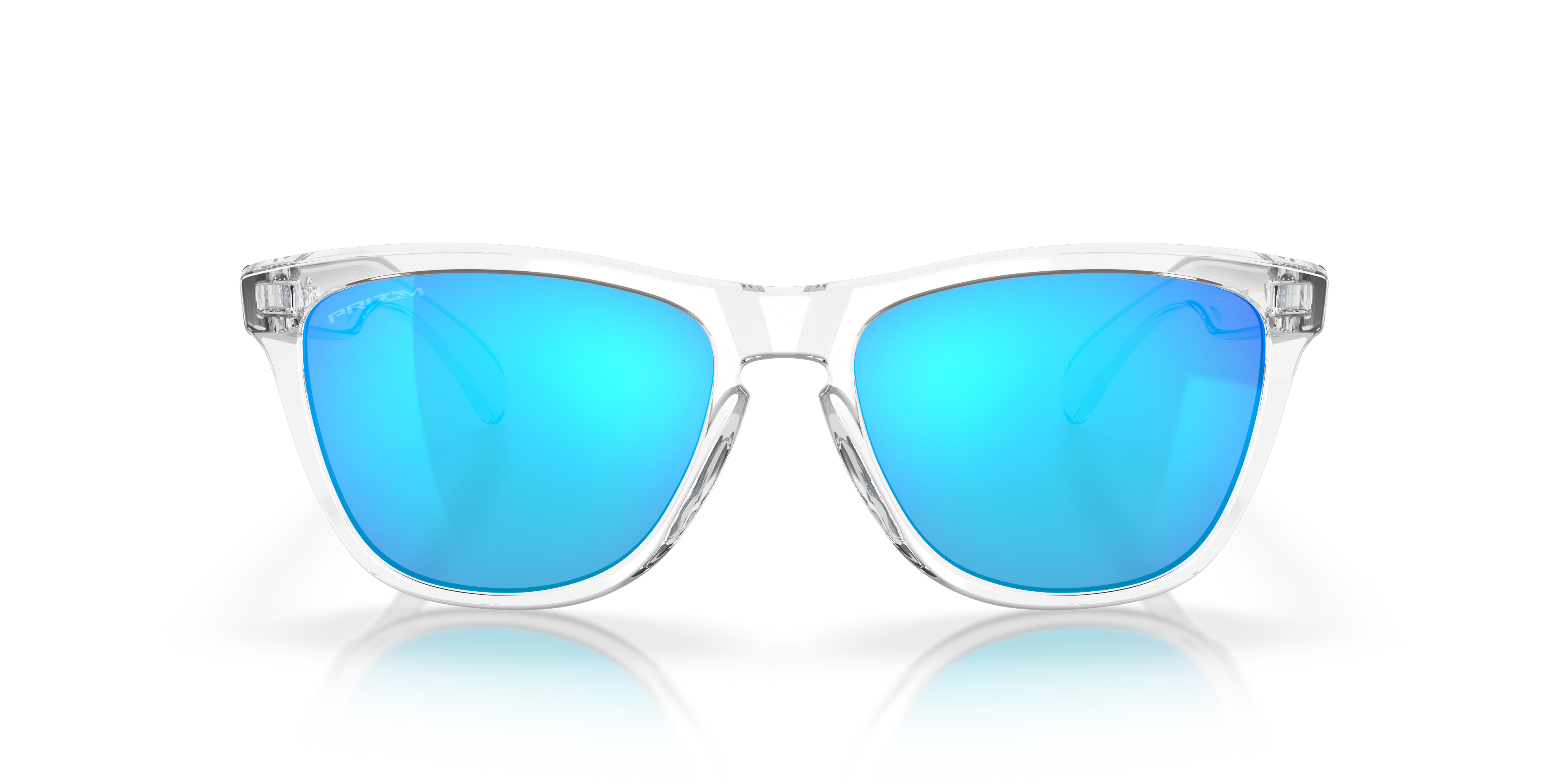 Oakley OO9013 Frogskins Unisex Square Prizm Sunglasses - Polished Black Frame