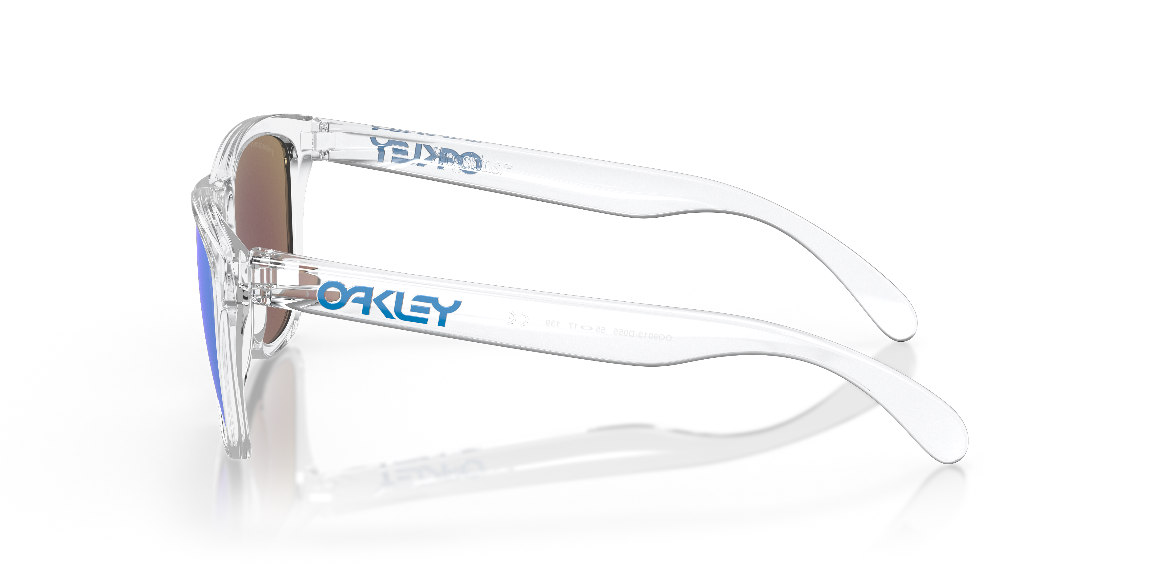 Oakley OO9013 Frogskins Unisex Square Prizm Sunglasses - Polished Black Frame