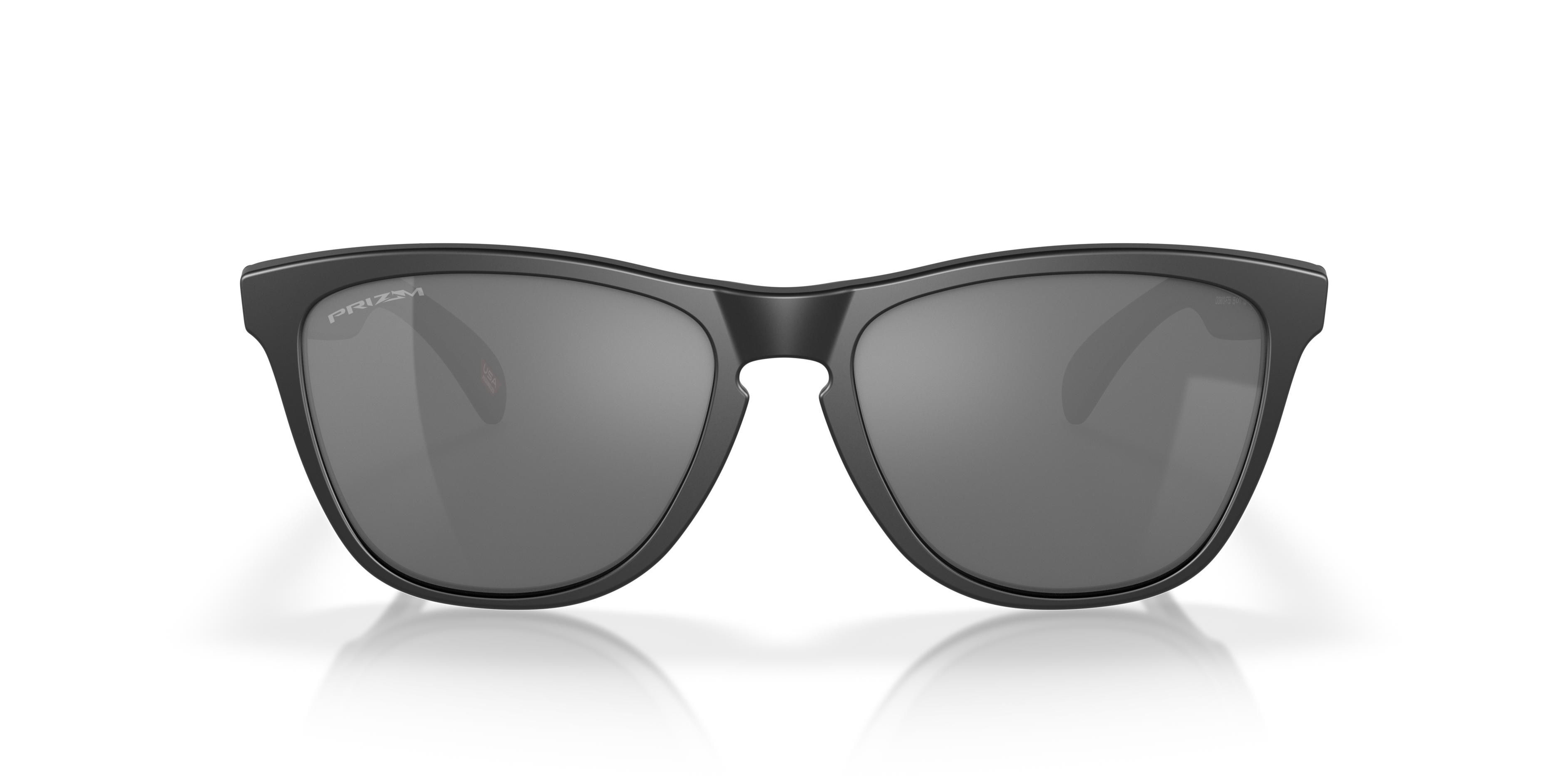 Oakley OO9013 Frogskins Unisex Square Prizm Sunglasses - Polished Black Frame