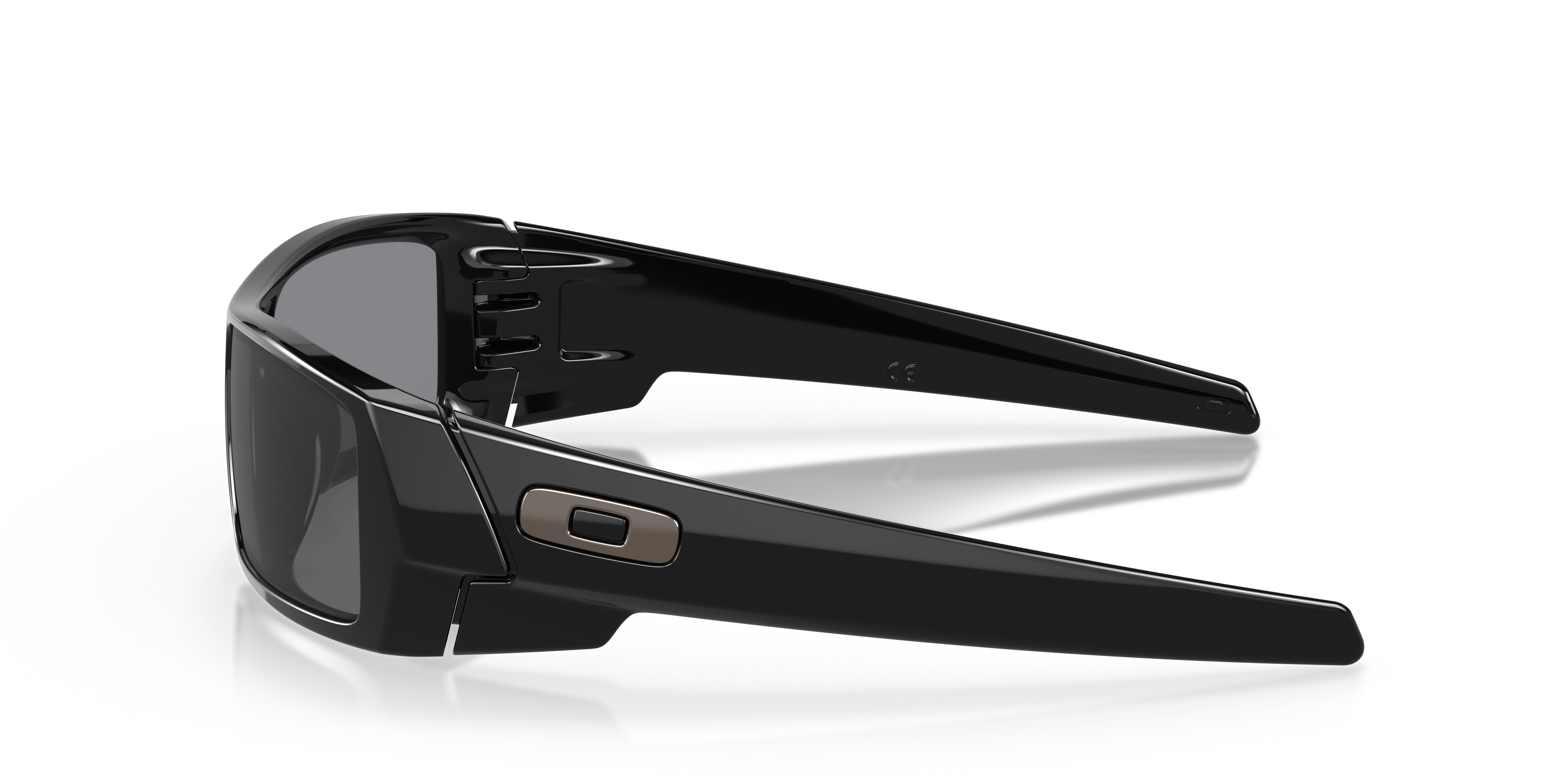 Oakley OO9014 Gascan Men's Rectangle Prizm Sunglasses - Polished Black Frame