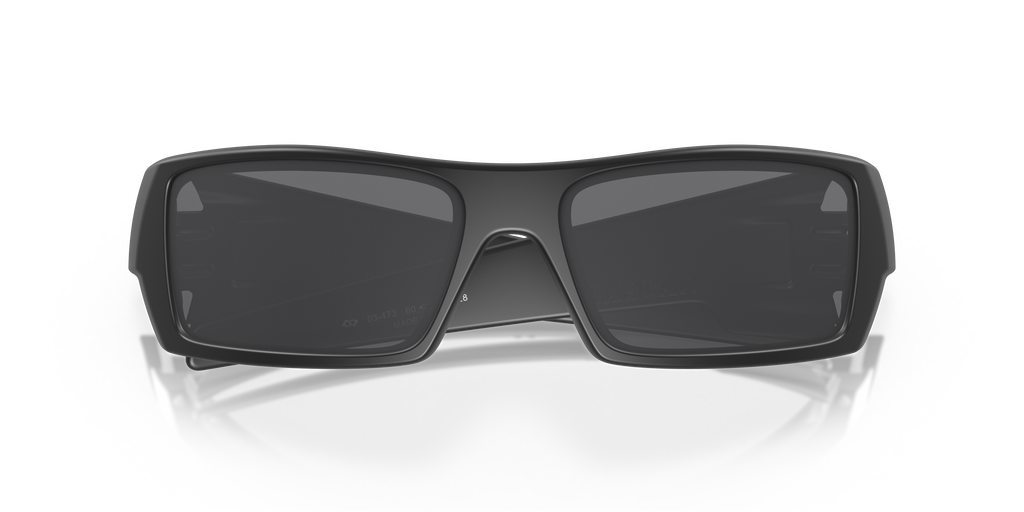 Oakley OO9014 Gascan Men's Rectangle Prizm Sunglasses - Polished Black Frame