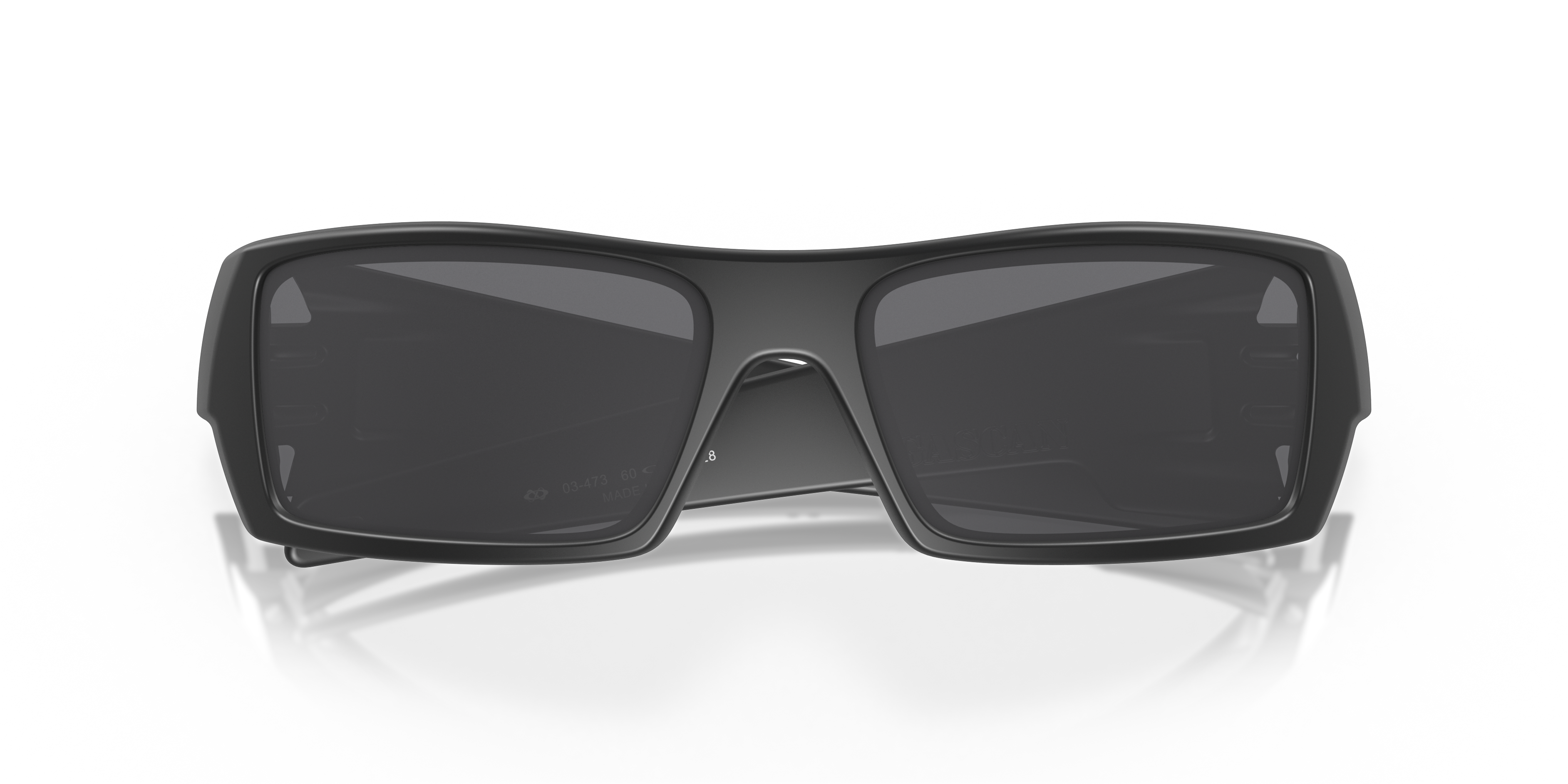 Oakley OO9014 Gascan Men's Rectangle Prizm Sunglasses - Matte Black Frame