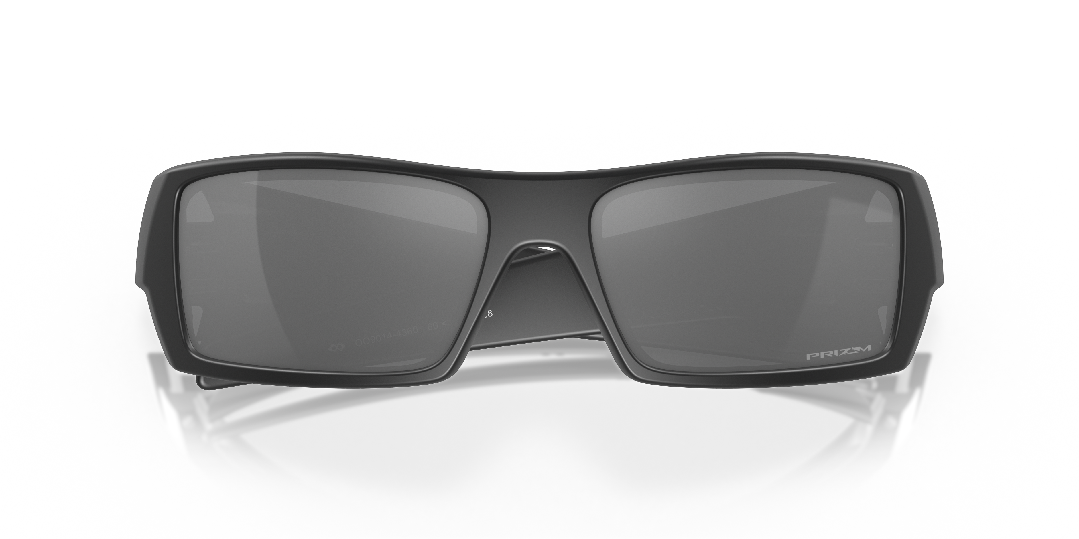 Oakley OO9014 Gascan Men's Rectangle Prizm Sunglasses - Matte Black Frame