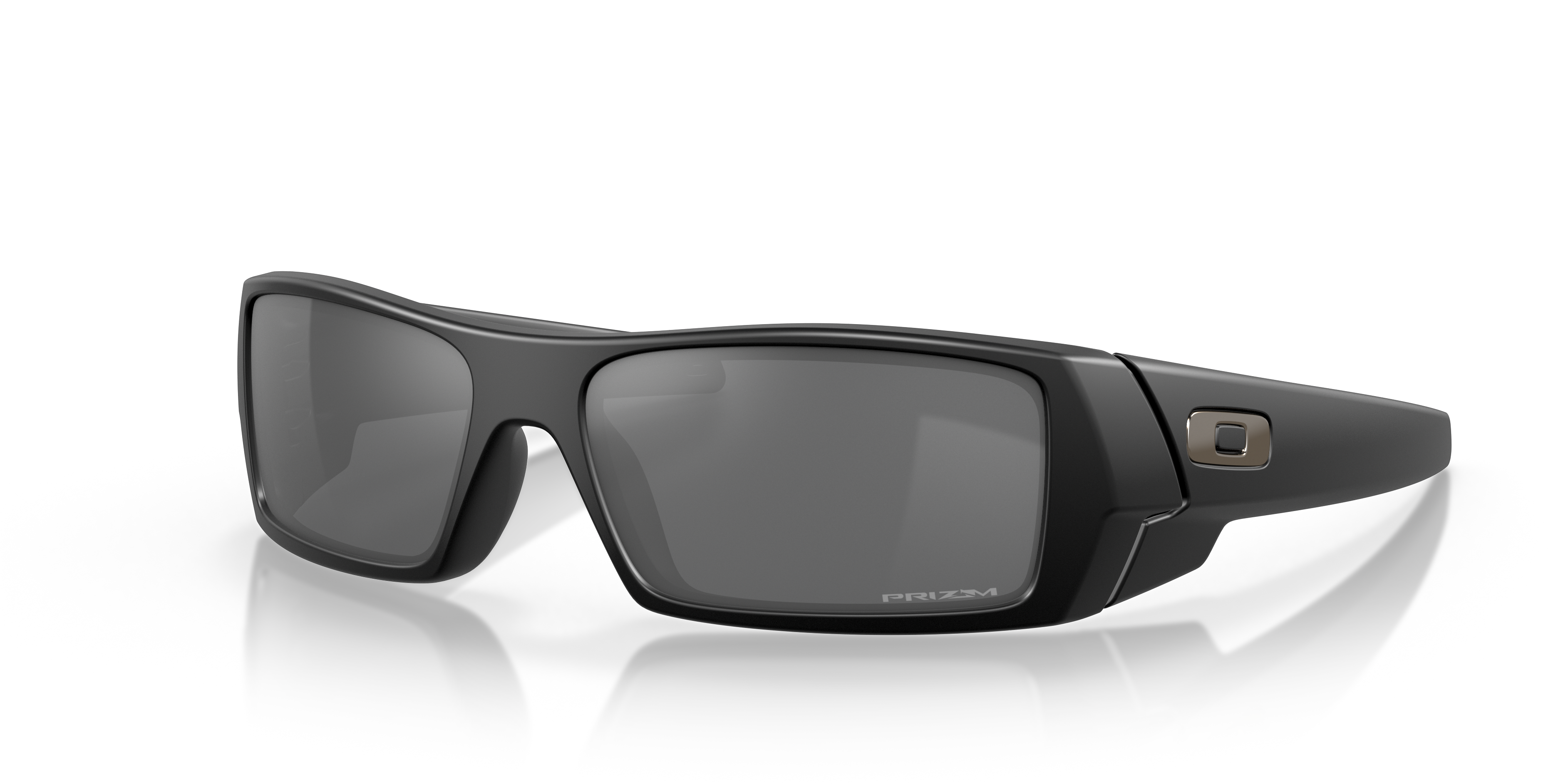 Oakley OO9014 Gascan Men's Rectangle Prizm Sunglasses - Polished Black Frame