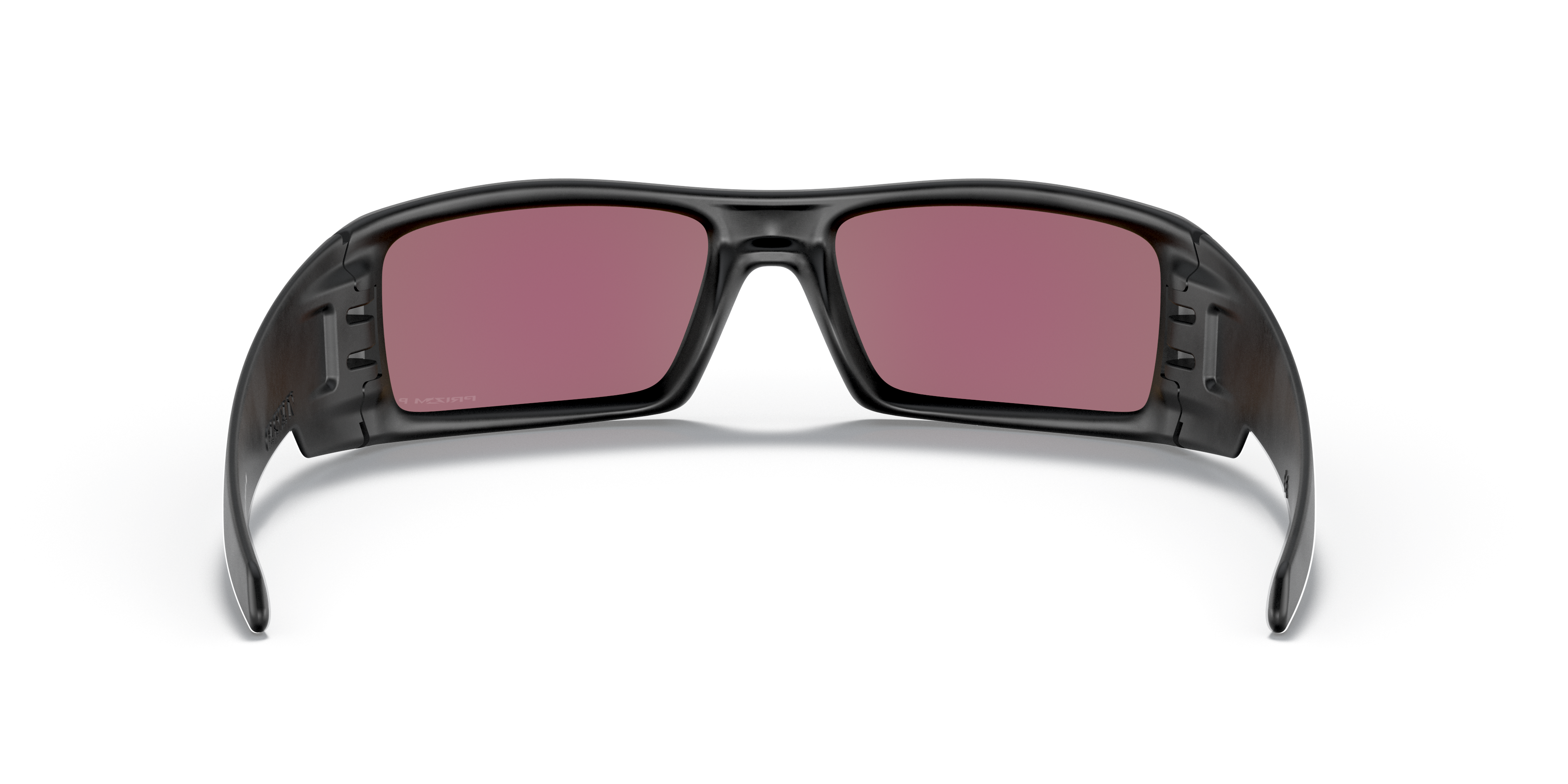 Oakley OO9014 Gascan Men's Rectangle Prizm Sunglasses - Polished Black Frame