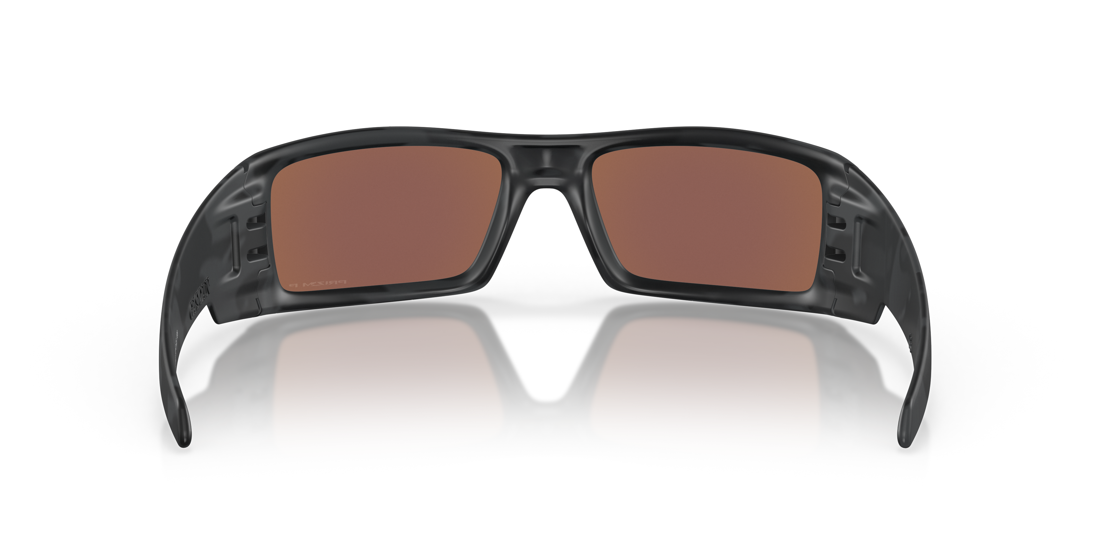 Oakley OO9014 Gascan Men's Rectangle Prizm Sunglasses - Polished Black Frame