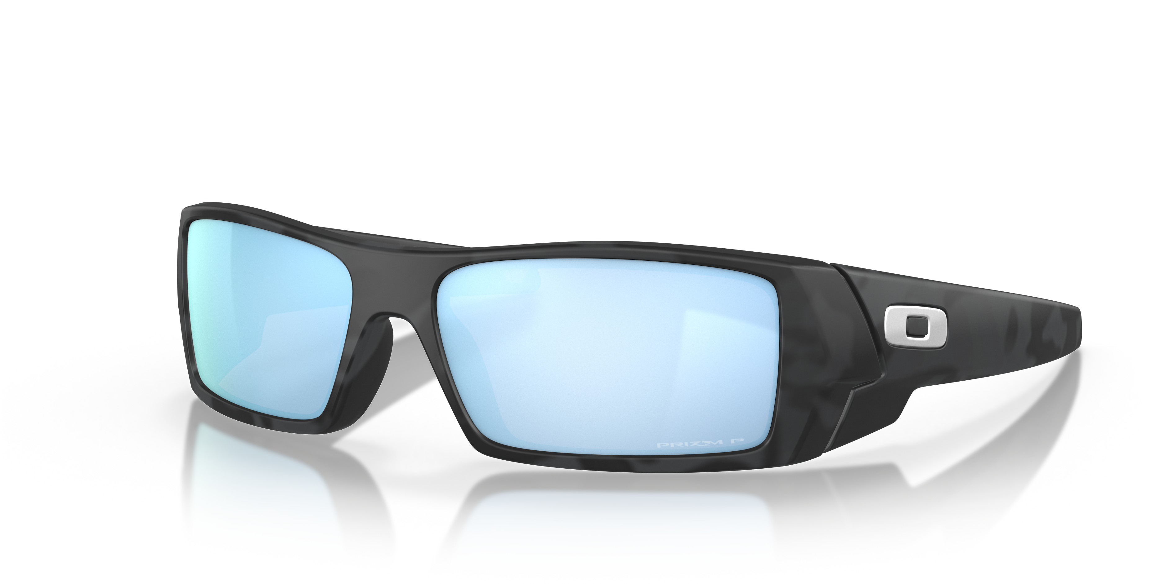 Oakley OO9014 Gascan Men's Rectangle Prizm Sunglasses - Matte Black Frame