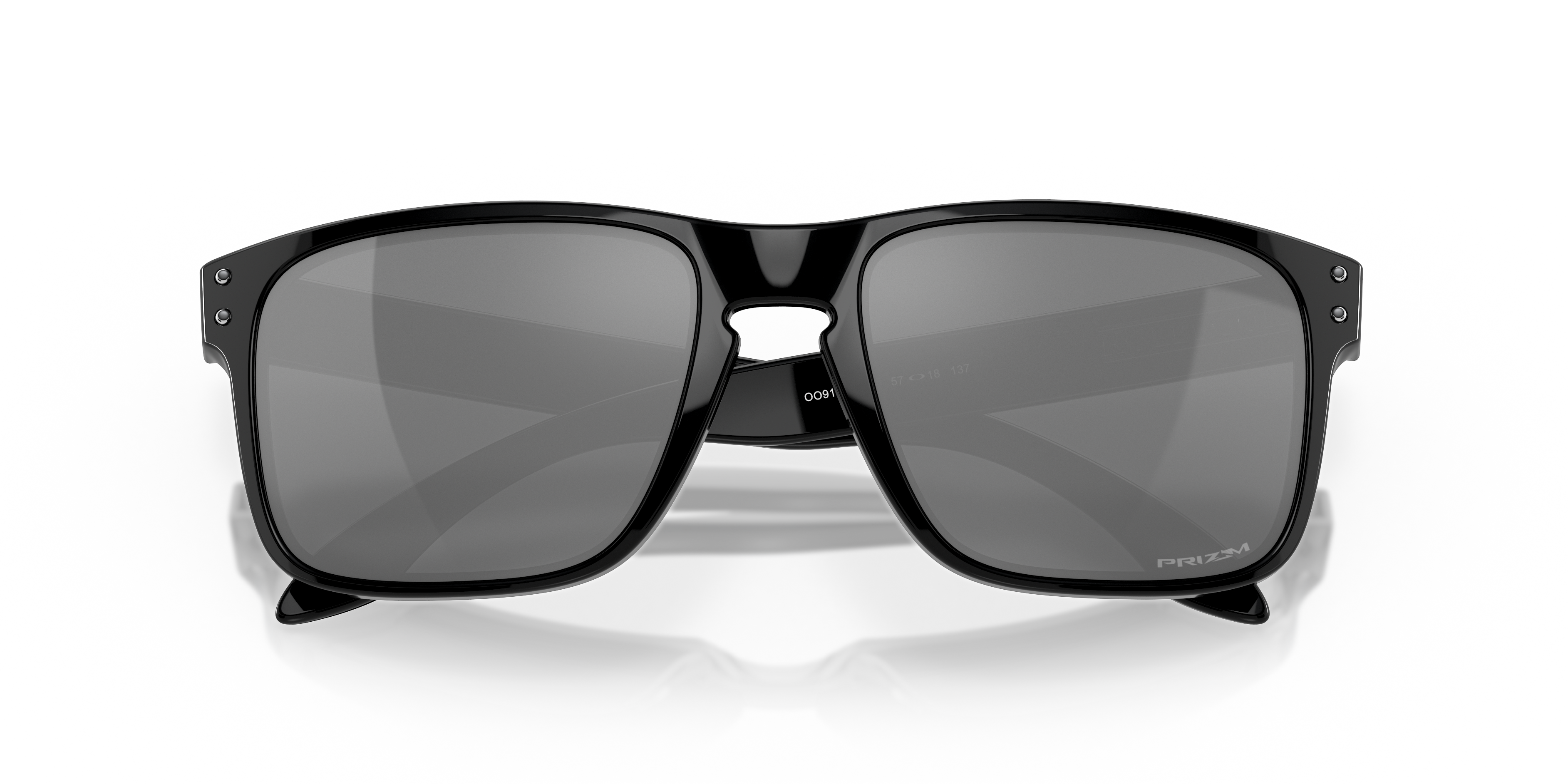 Oakley OO9102 Holbrook Men's Square Prizm Sunglasses - Matte Black Frame