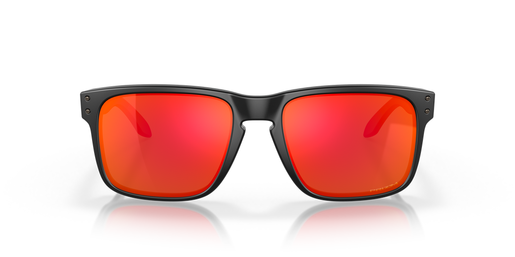 Oakley OO9102 Holbrook Men's Square Prizm Sunglasses - Polished Black Frame