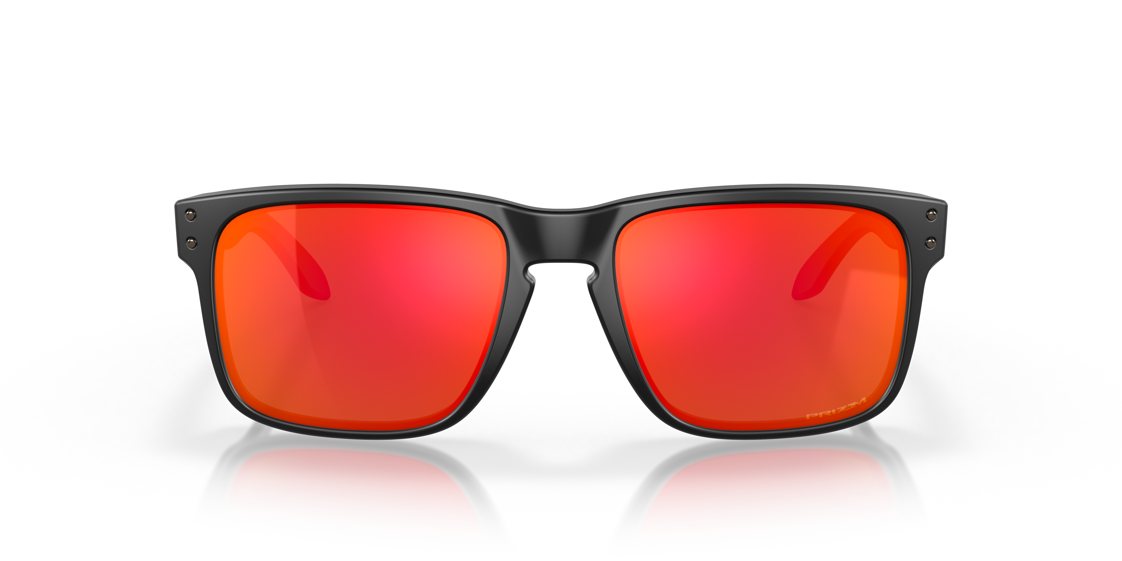 Oakley OO9102 Holbrook Men's Square Prizm Sunglasses - Polished Black Frame