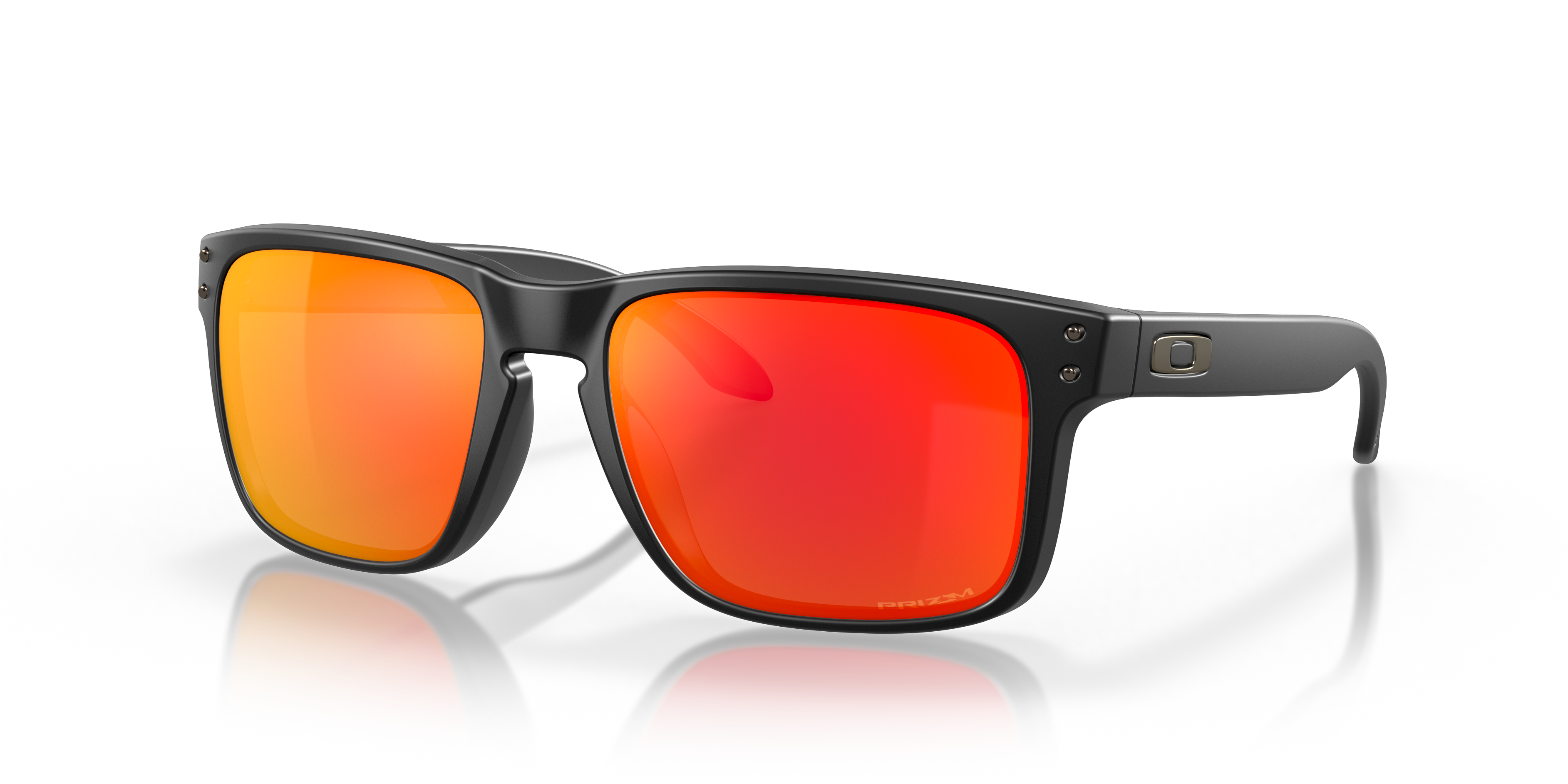 Oakley OO9102 Holbrook Men's Square Prizm Sunglasses - Matte Black Frame