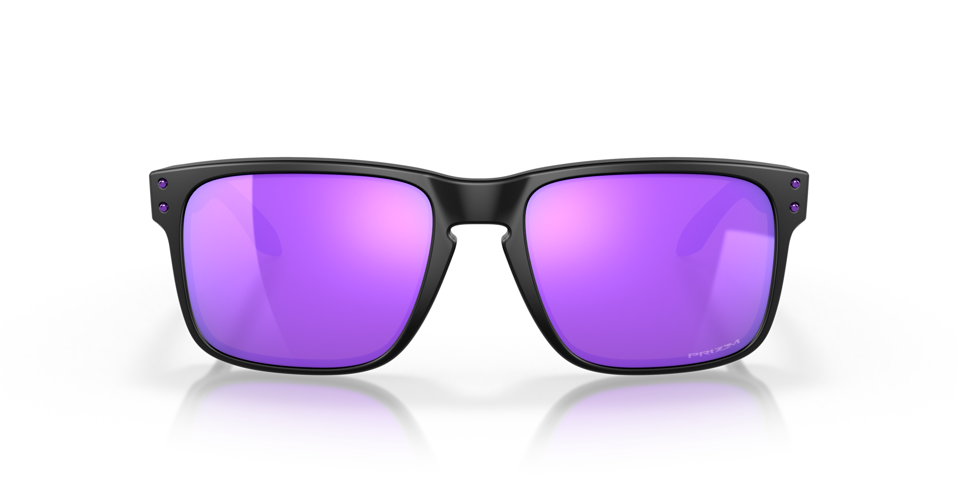 Oakley OO9102 Holbrook Men's Square Prizm Sunglasses - Polished Black Frame
