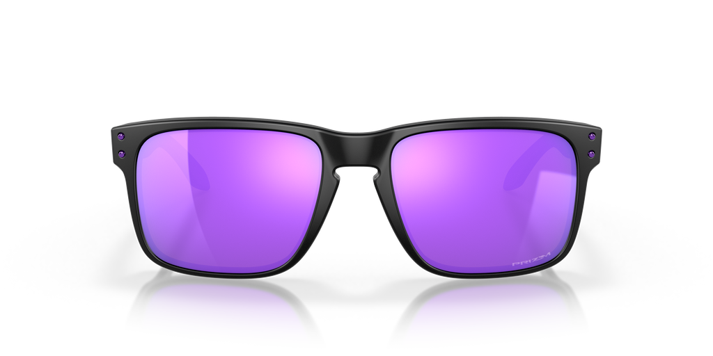 Oakley OO9102 Holbrook Men's Square Prizm Sunglasses - Polished Black Frame