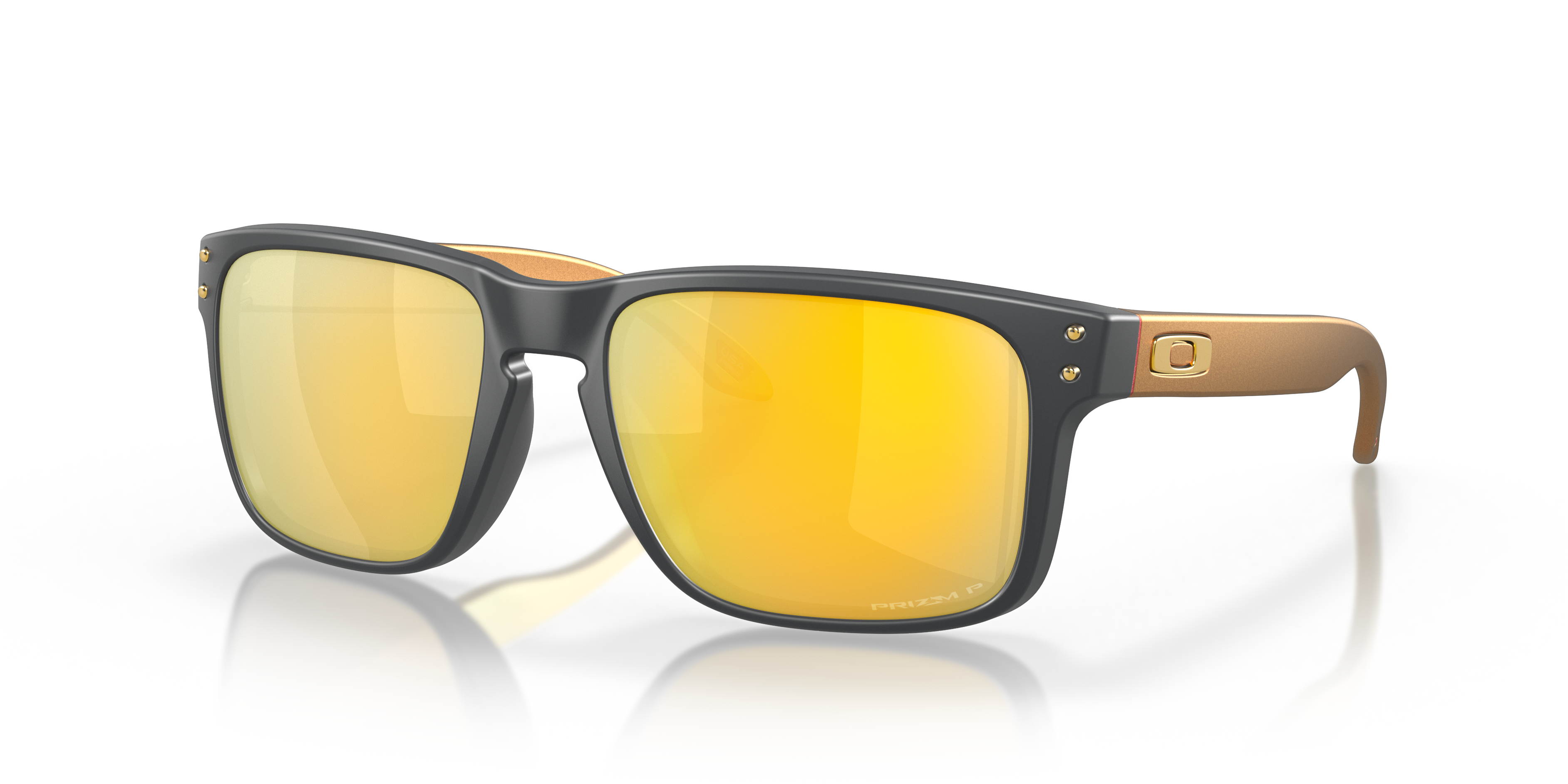 Oakley OO9102 Holbrook Men's Square Prizm Sunglasses - Dark Ink Fade Frame