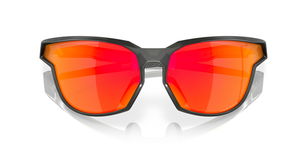 Oakley OO9227 Kaast Men's Oval Prizm Sunglasses - Matte Grey Smoke Frame