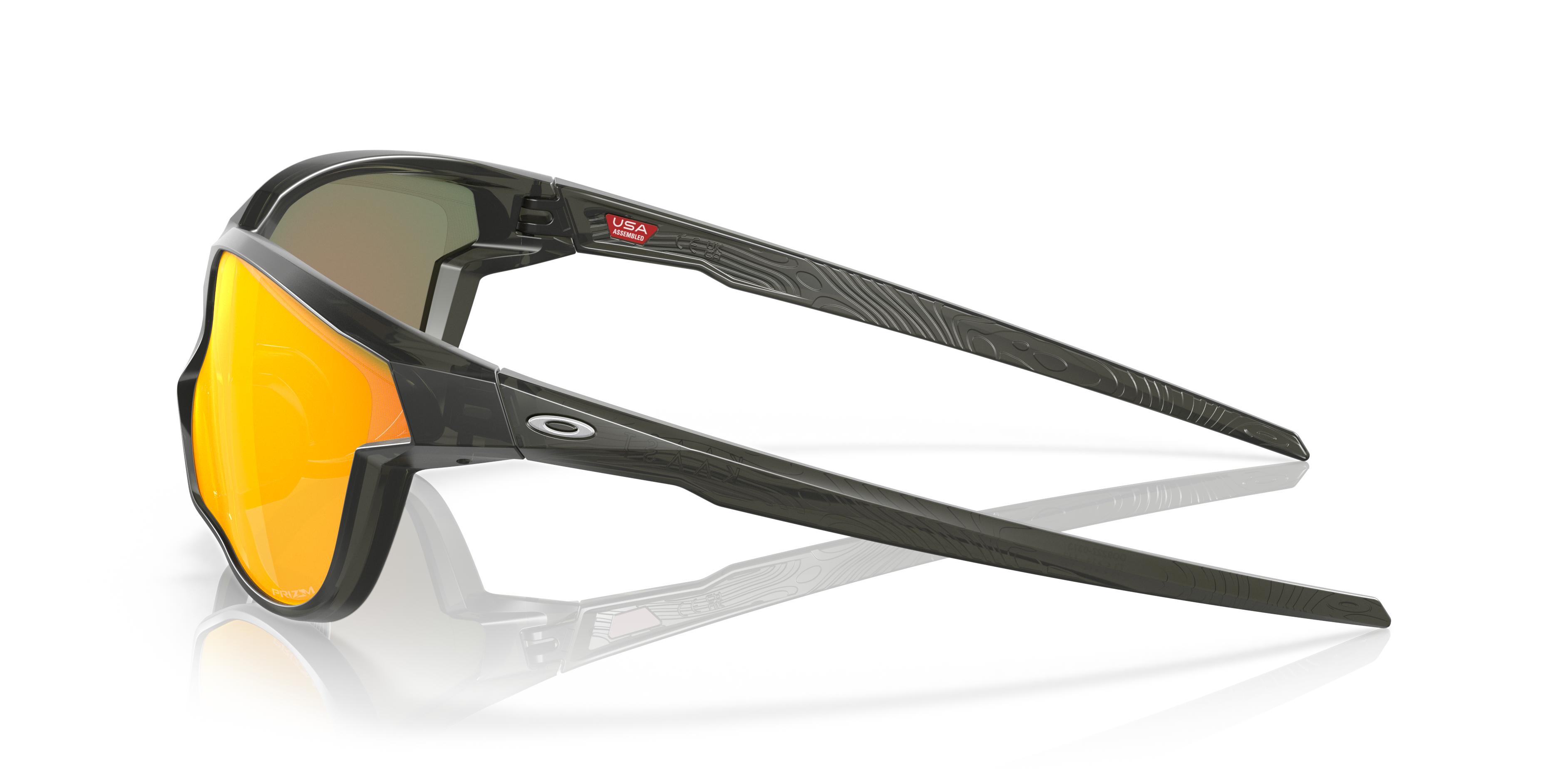 Oakley OO9227 Kaast Men's Oval Prizm Sunglasses - Matte Grey Smoke Frame