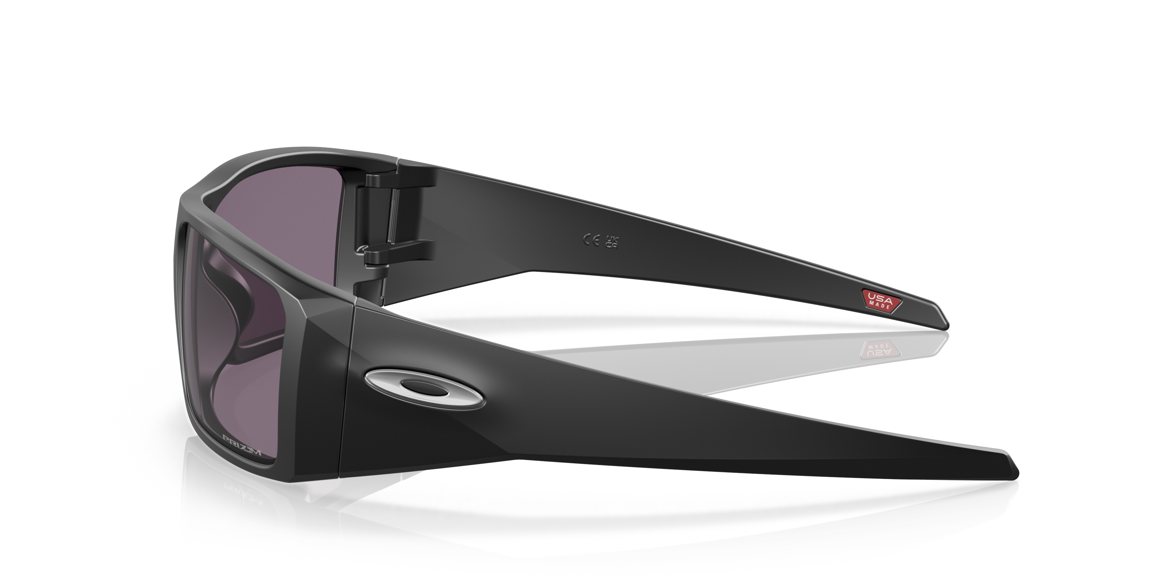 Oakley OO9231 Heliostat Men's Rectangle Prizm Sunglasses - Matte Black Frame