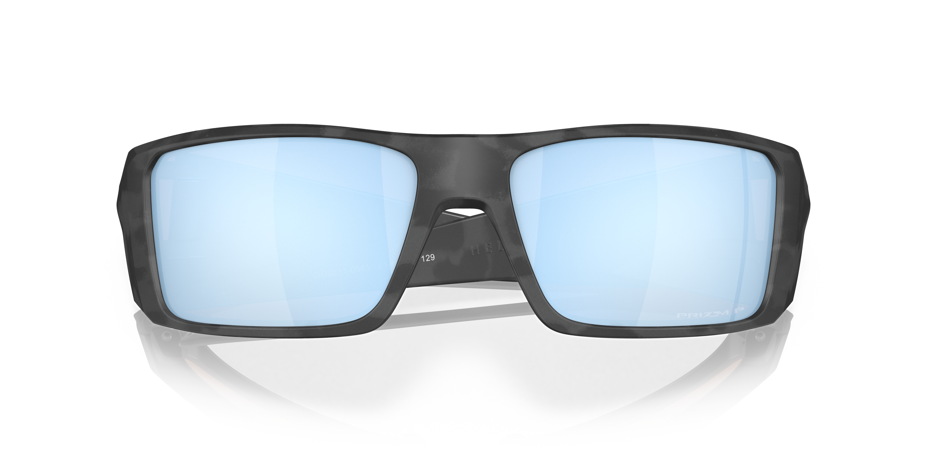 Oakley OO9231 Heliostat Men's Rectangle Prizm Sunglasses - Matte Black Frame