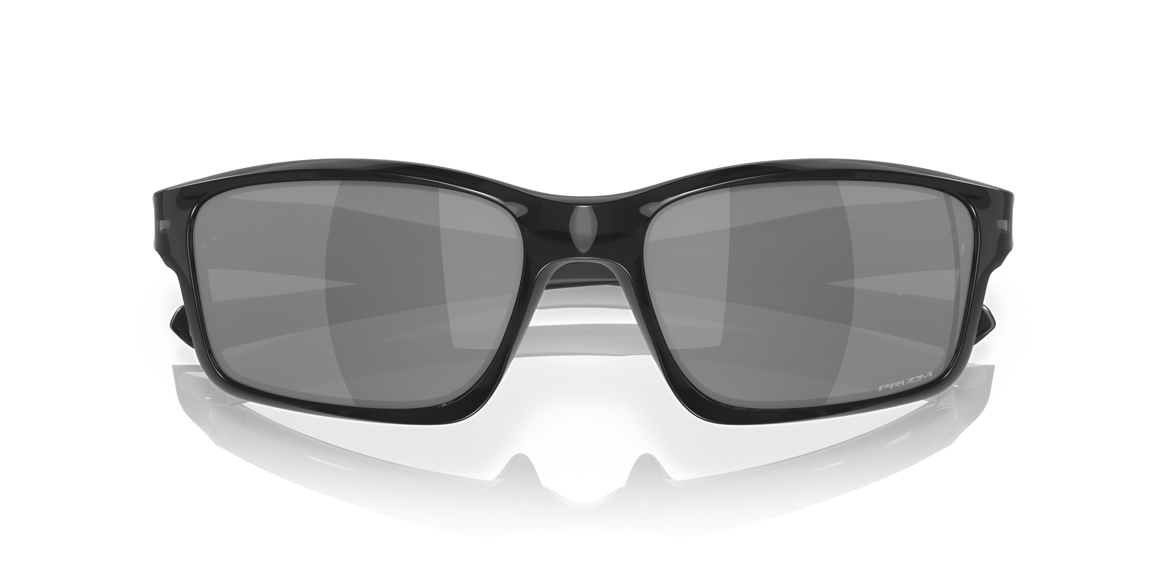 Oakley OO9247 Chainlink Men's Rectangle Polarized Sunglasses - Matte Black Frame