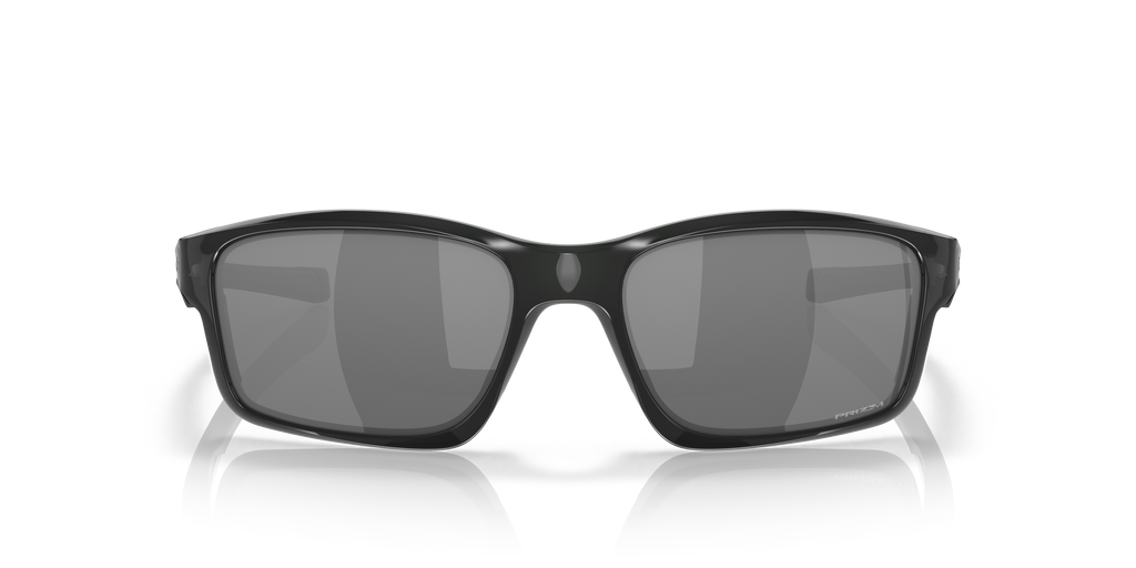 Oakley OO9247 Chainlink Men's Rectangle Polarized Sunglasses - Matte Black Frame