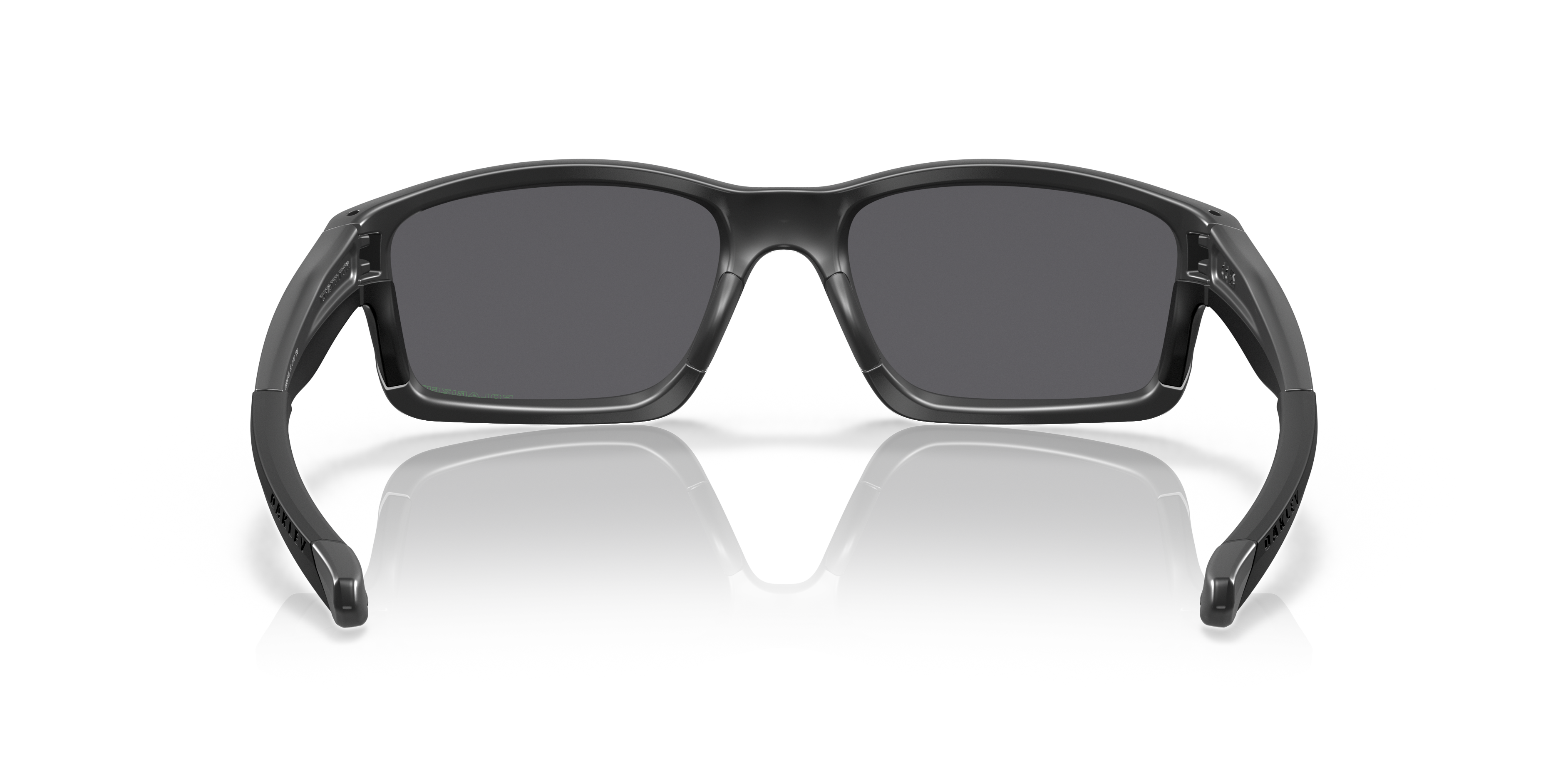 Oakley OO9247 Chainlink Men's Rectangle Polarized Sunglasses - Matte Black Frame