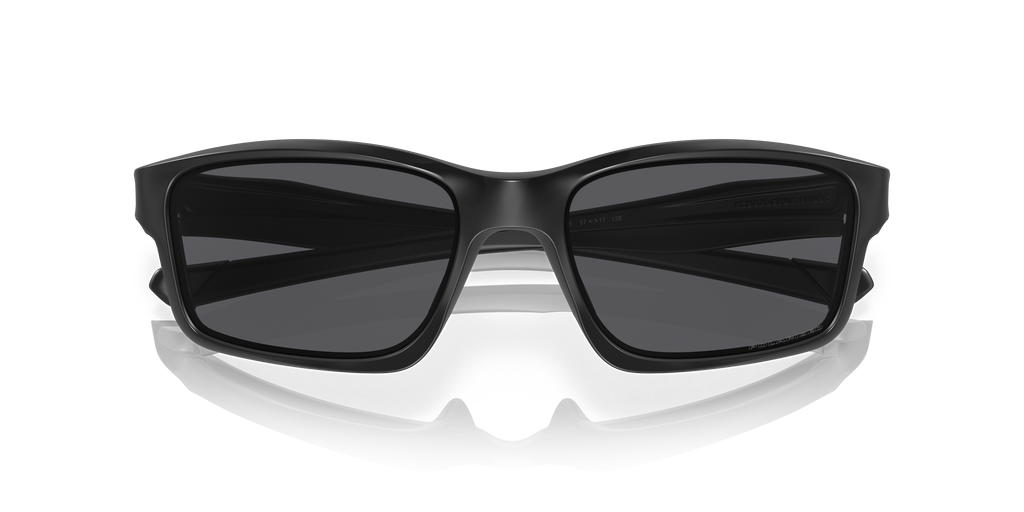 Oakley OO9247 Chainlink Men's Rectangle Polarized Sunglasses - Black Ink Frame