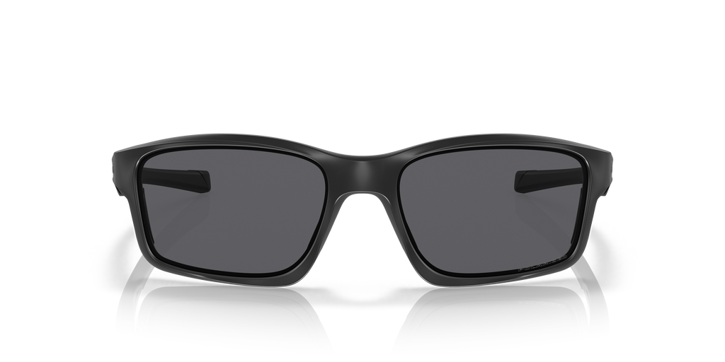 Oakley OO9247 Chainlink Men's Rectangle Polarized Sunglasses - Matte Black Frame
