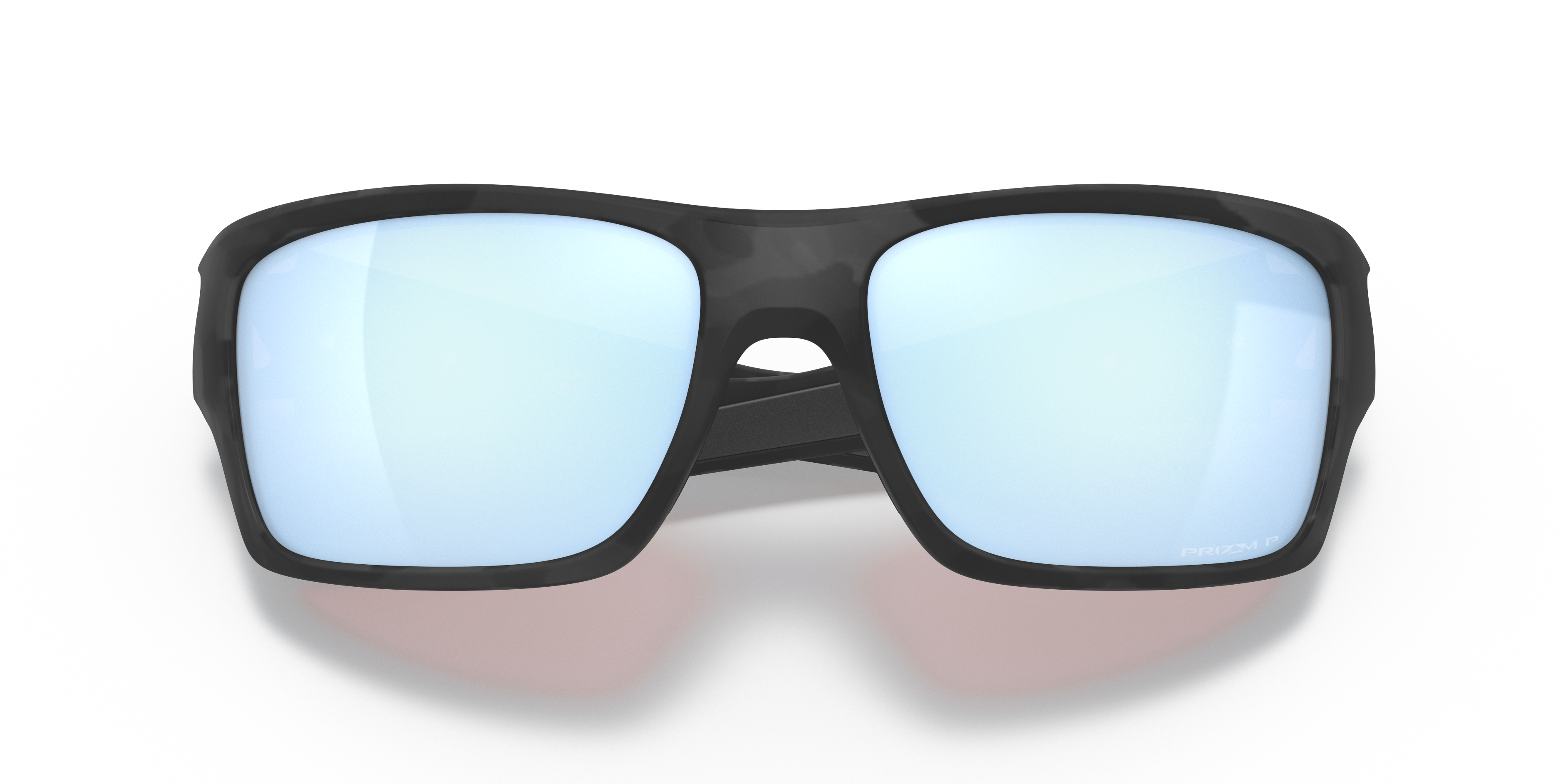 Oakley OO9263 Turbine Men's Rectangle Prizm Sunglasses - Matte Black Camo Frame