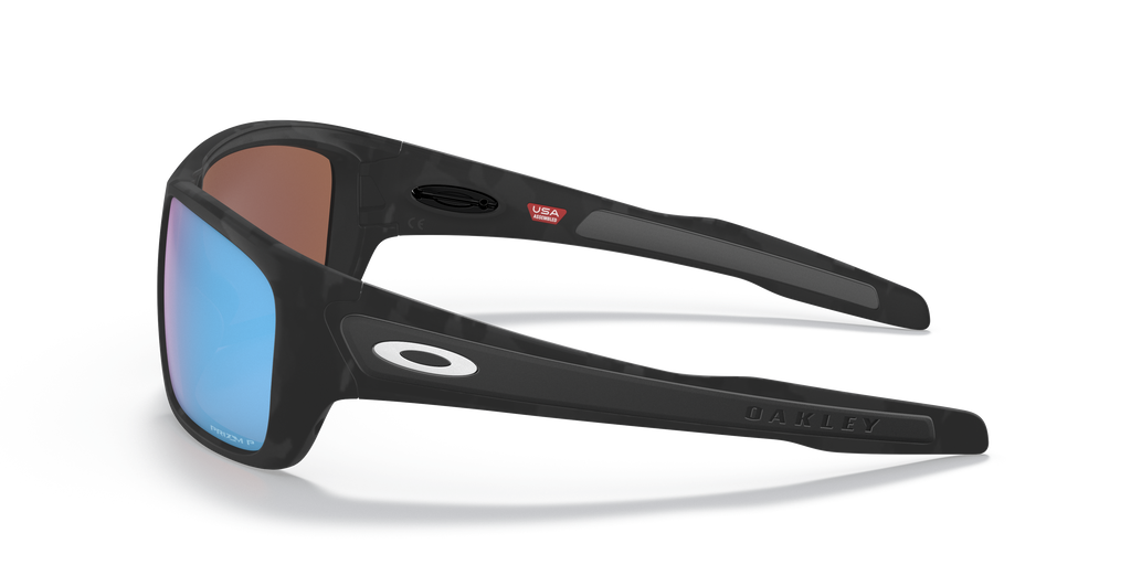 Oakley OO9263 Turbine Men's Rectangle Prizm Sunglasses - Matte Black Camo Frame