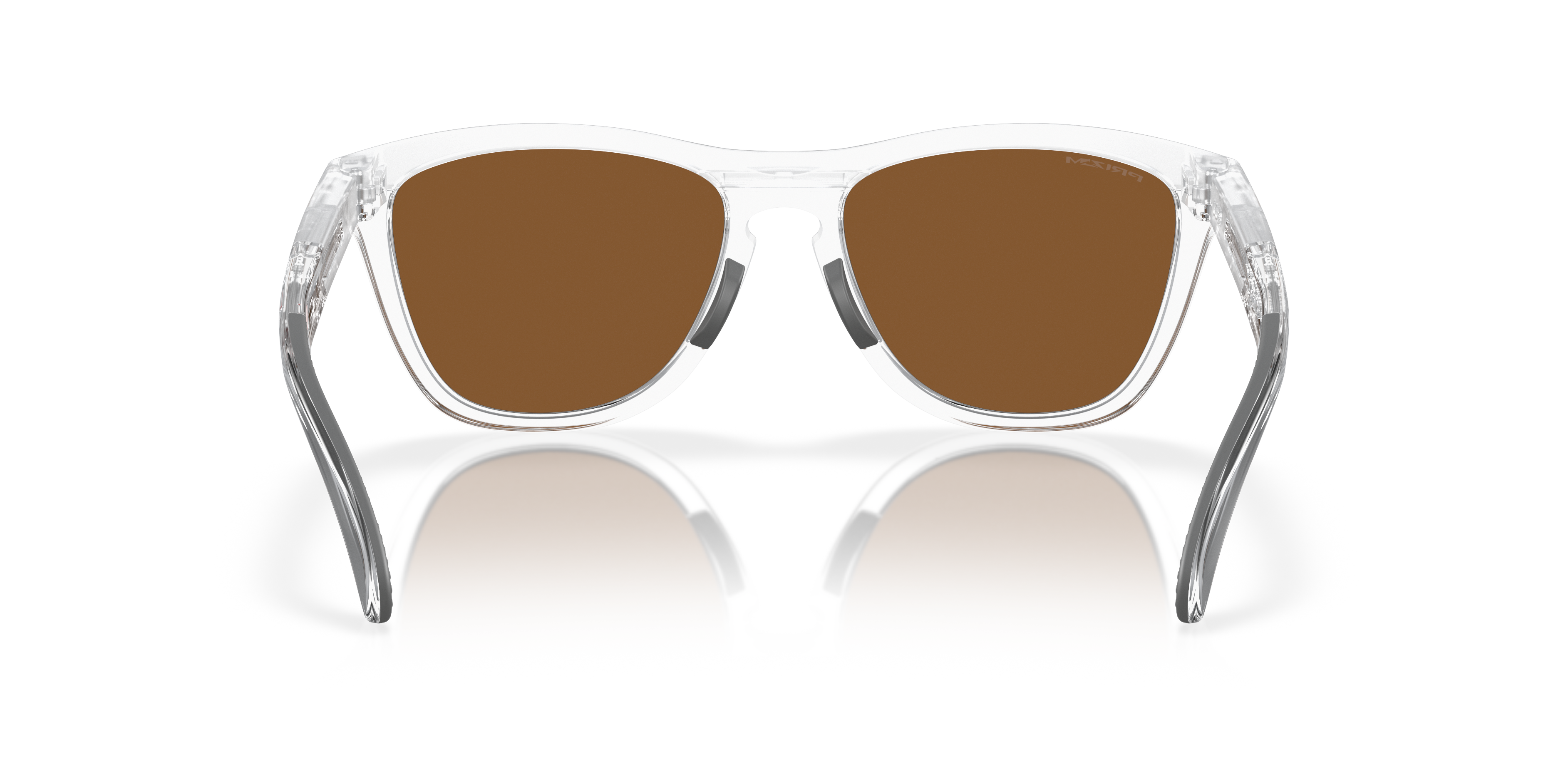Oakley OO9284 Frogskins Range Men's Round Prizm Sunglasses - Matte Clear Frame
