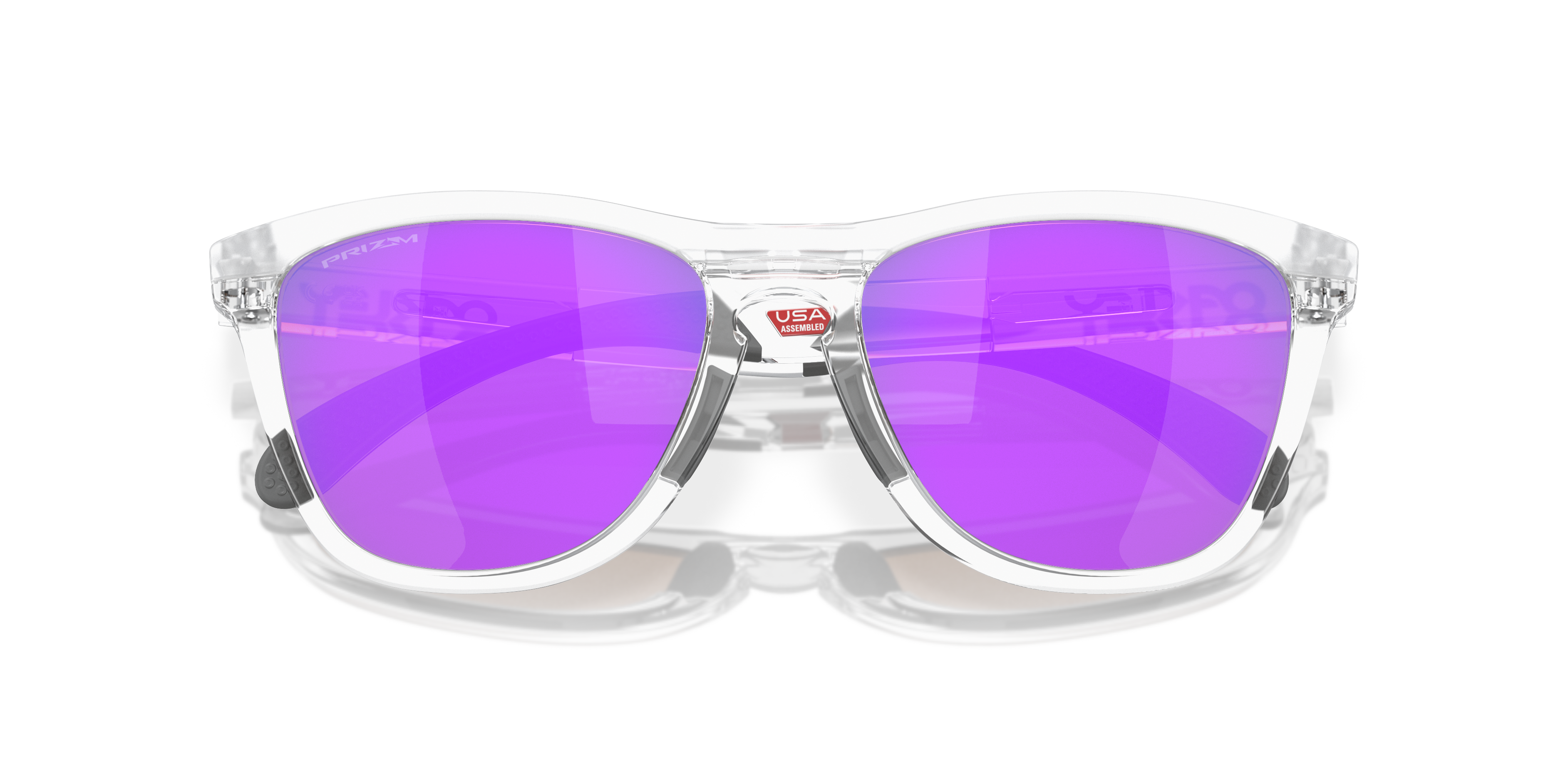 Oakley OO9284 Frogskins Range Men's Round Prizm Sunglasses - Matte Grey Smoke Frame