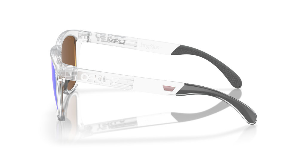Oakley OO9284 Frogskins Range Men's Round Prizm Sunglasses - Matte Grey Smoke Frame