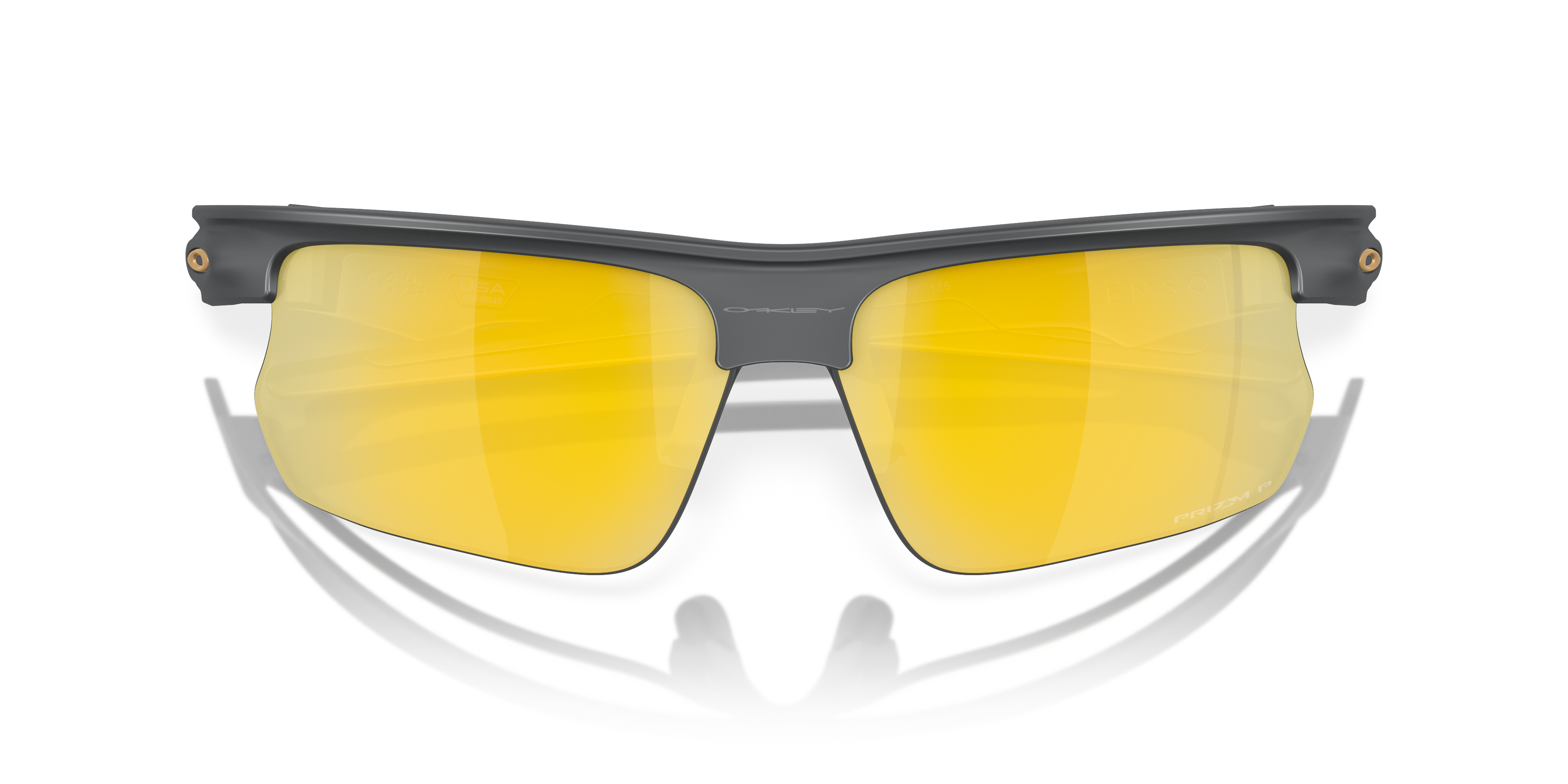 Oakley OO9400 BiSphaera Unisex Prizm Sport Sunglasses - Matte Carbon Frame