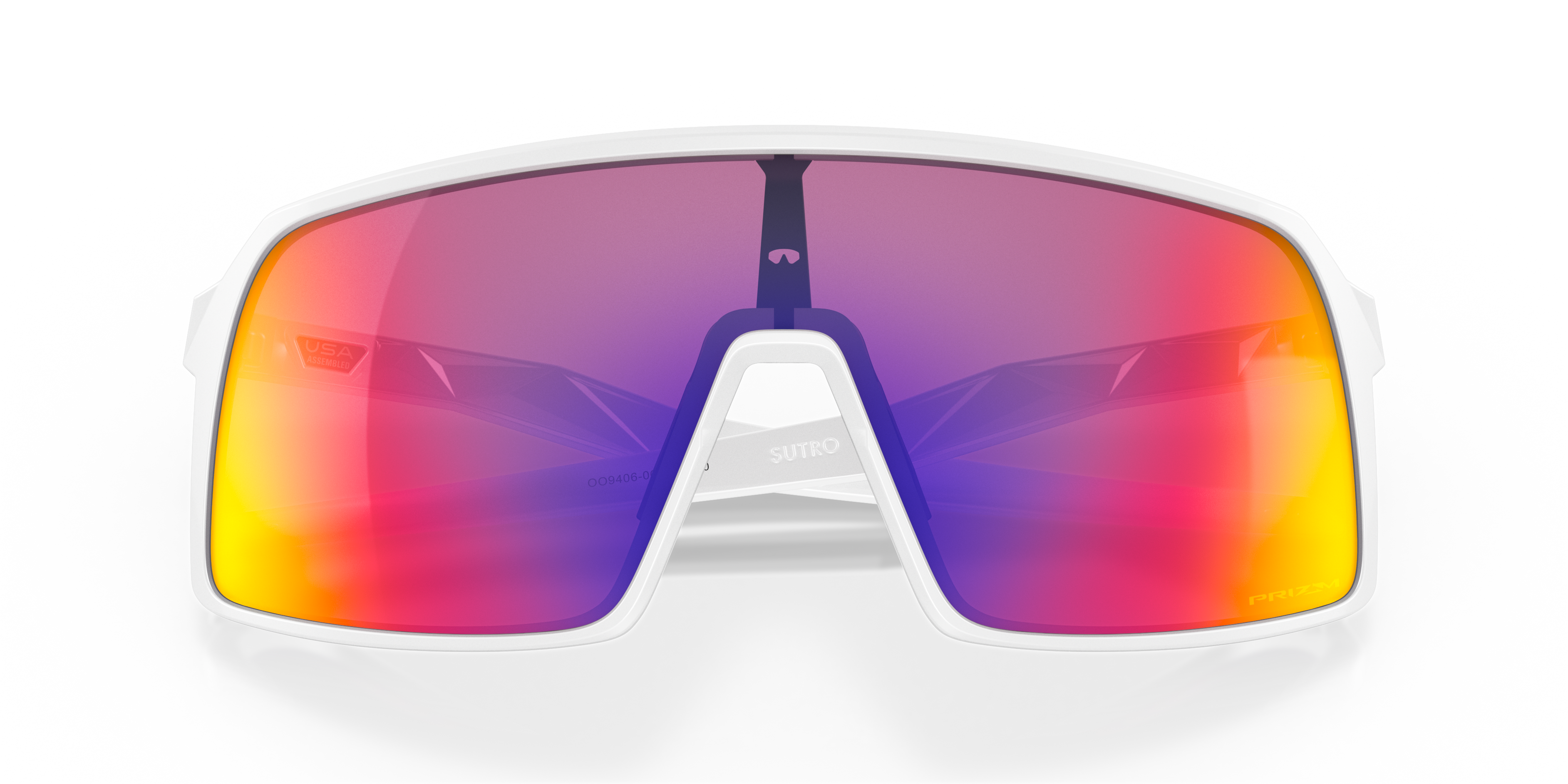 Oakley OO9406 Sutro Unisex Prizm Sport Sunglasses - Matte White Frame
