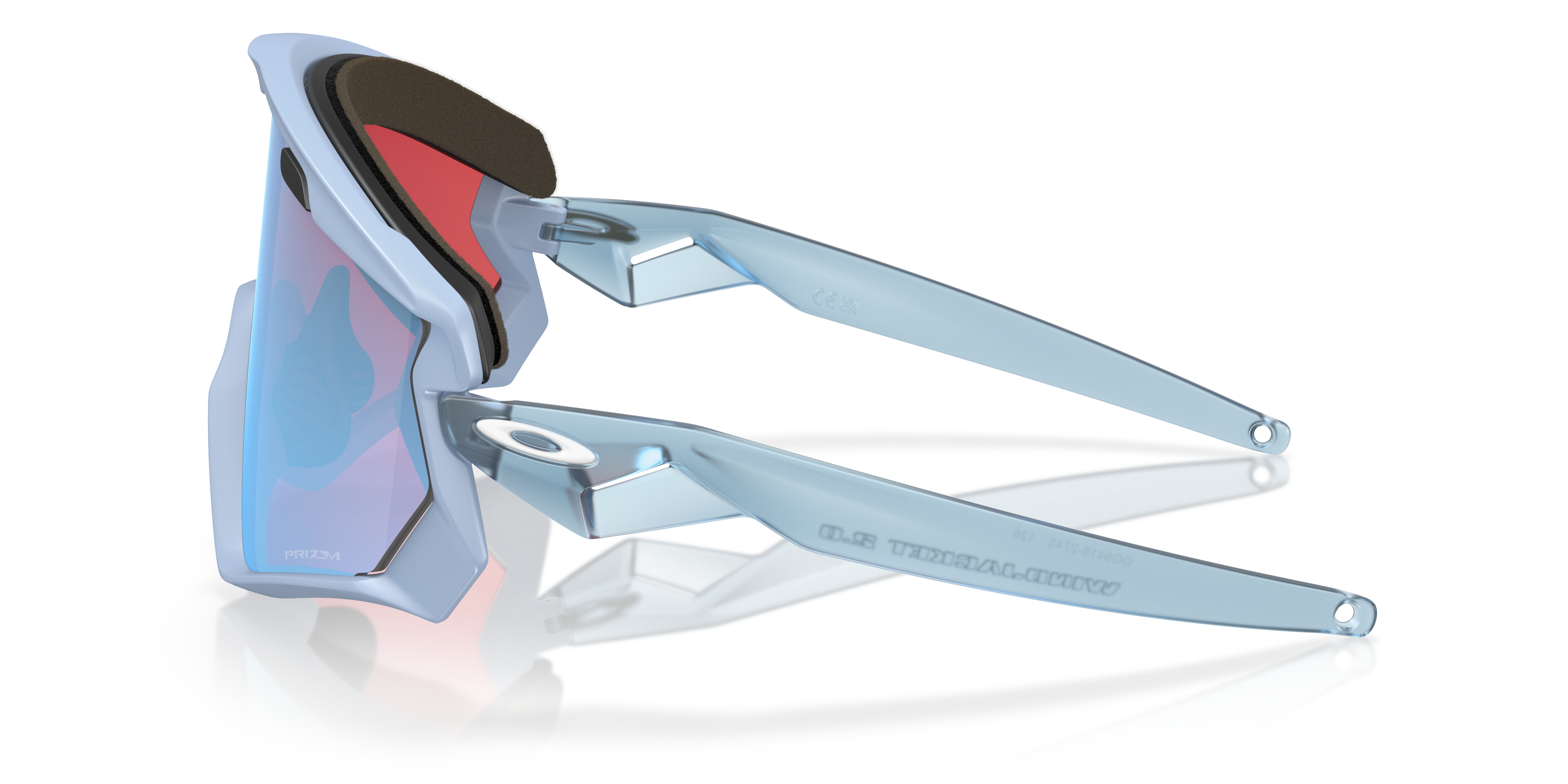 Oakley OO9418 Wind Jacket 2.0 Men's Prizm Sport Sunglasses - Matte Translucent Stonewash Frame