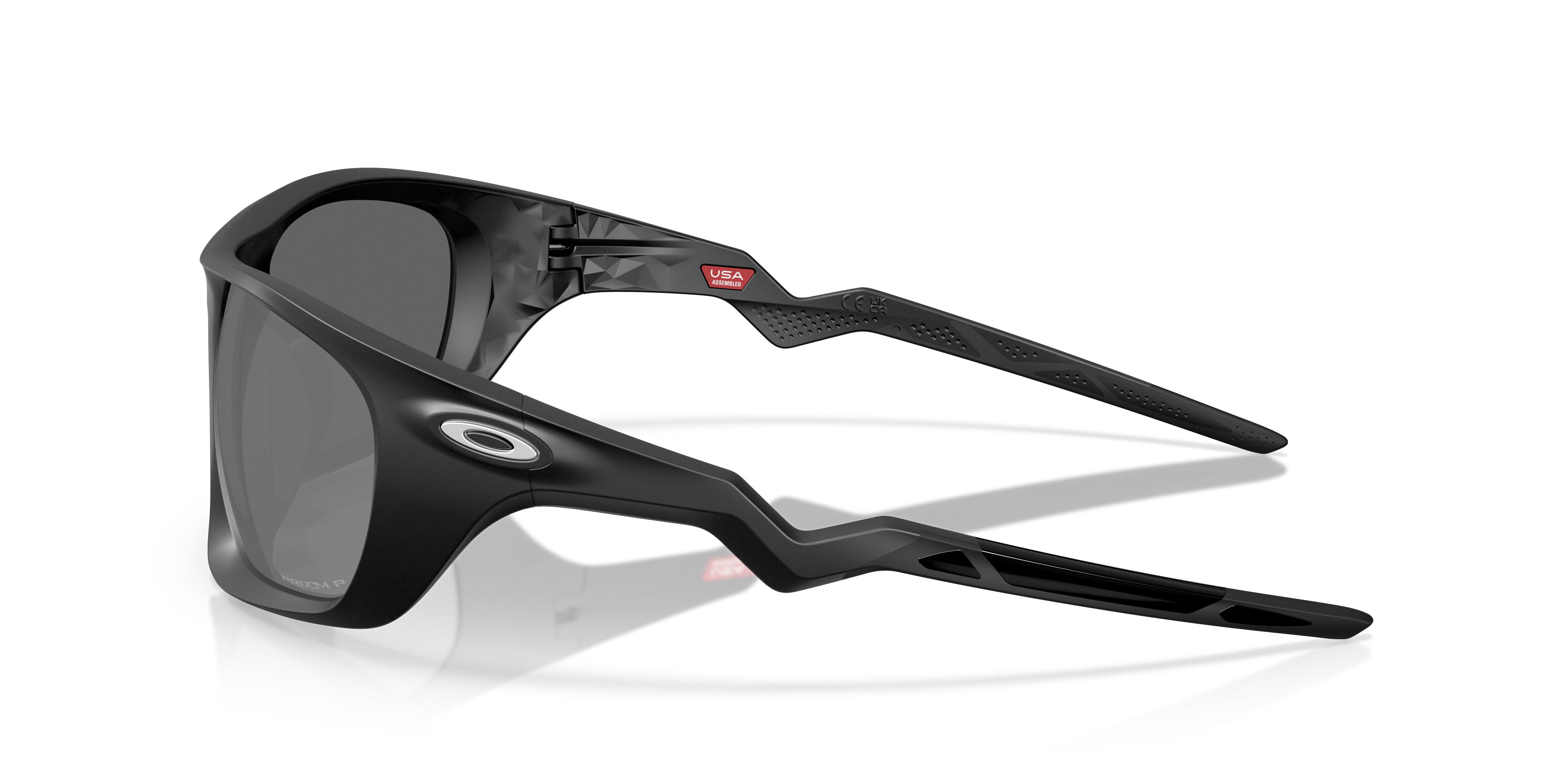 Oakley OO9431 Lateralis Men's Rectangle Prizm Sunglasses - Matte Black Frame