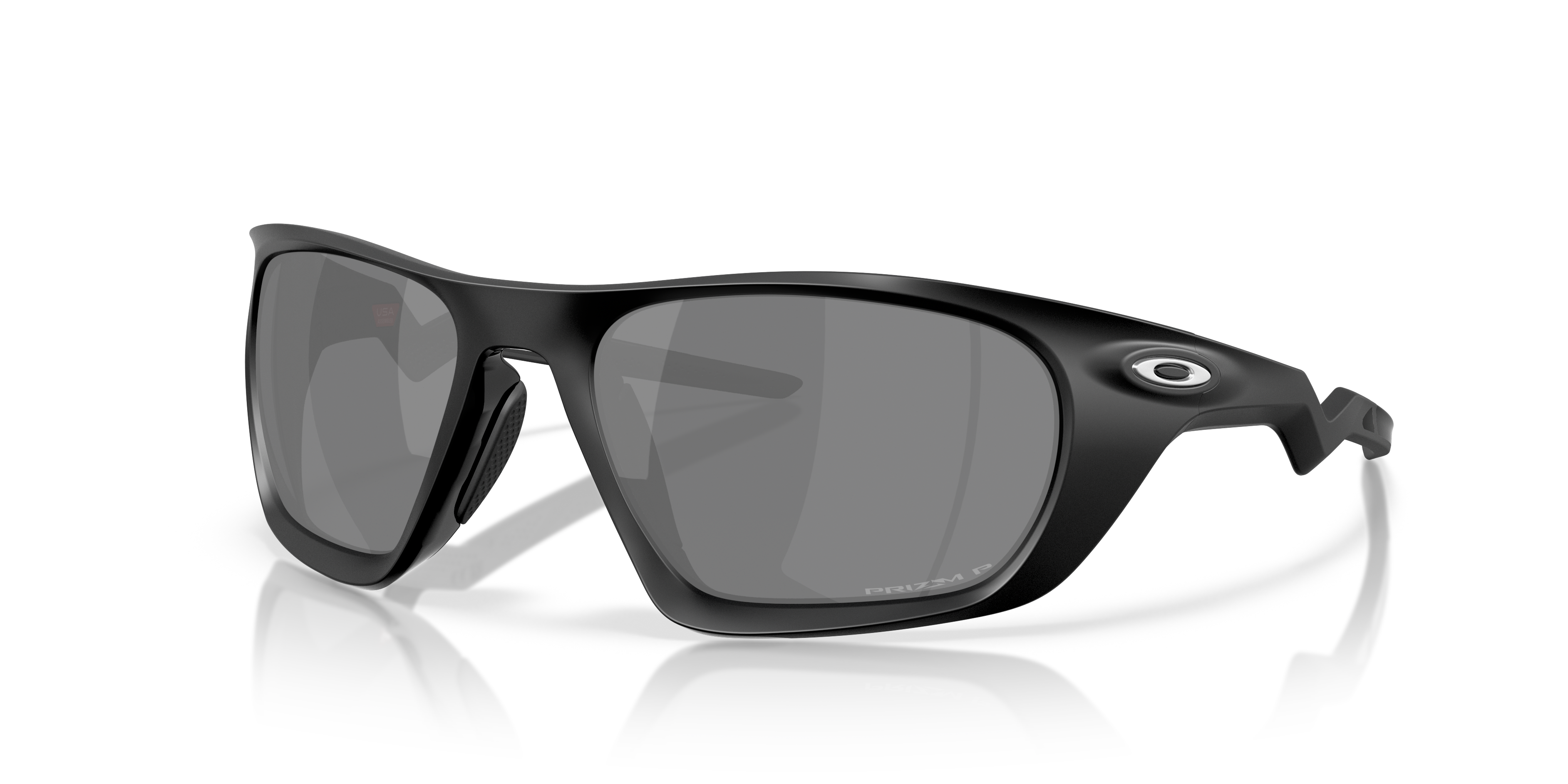 Oakley OO9431 Lateralis Men's Rectangle Prizm Sunglasses - Matte Black Frame