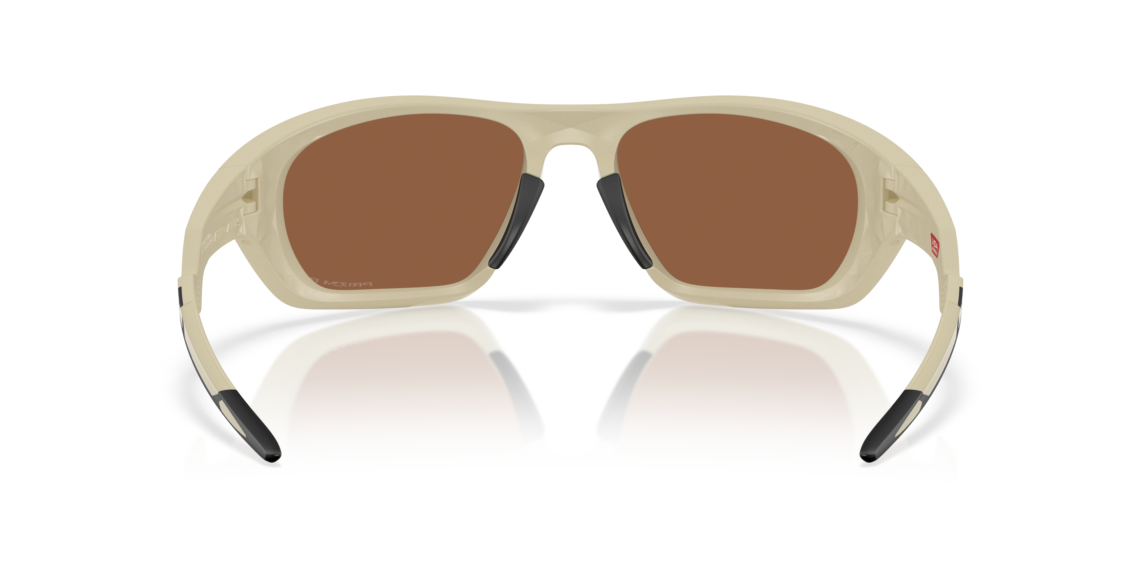Oakley OO9431 Lateralis Men's Rectangle Prizm Sunglasses - Matte Clear Frame