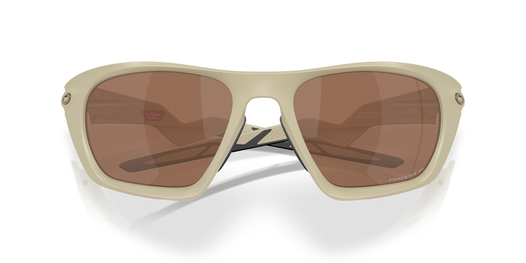Oakley OO9431 Lateralis Men's Rectangle Prizm Sunglasses - Matte Clear Frame