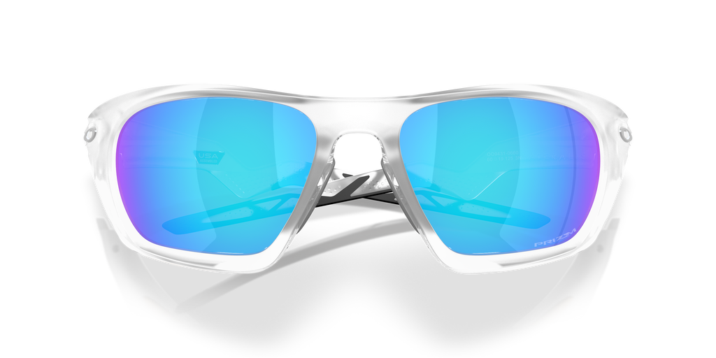 Oakley OO9431 Lateralis Men's Rectangle Prizm Sunglasses - Matte Clear Frame
