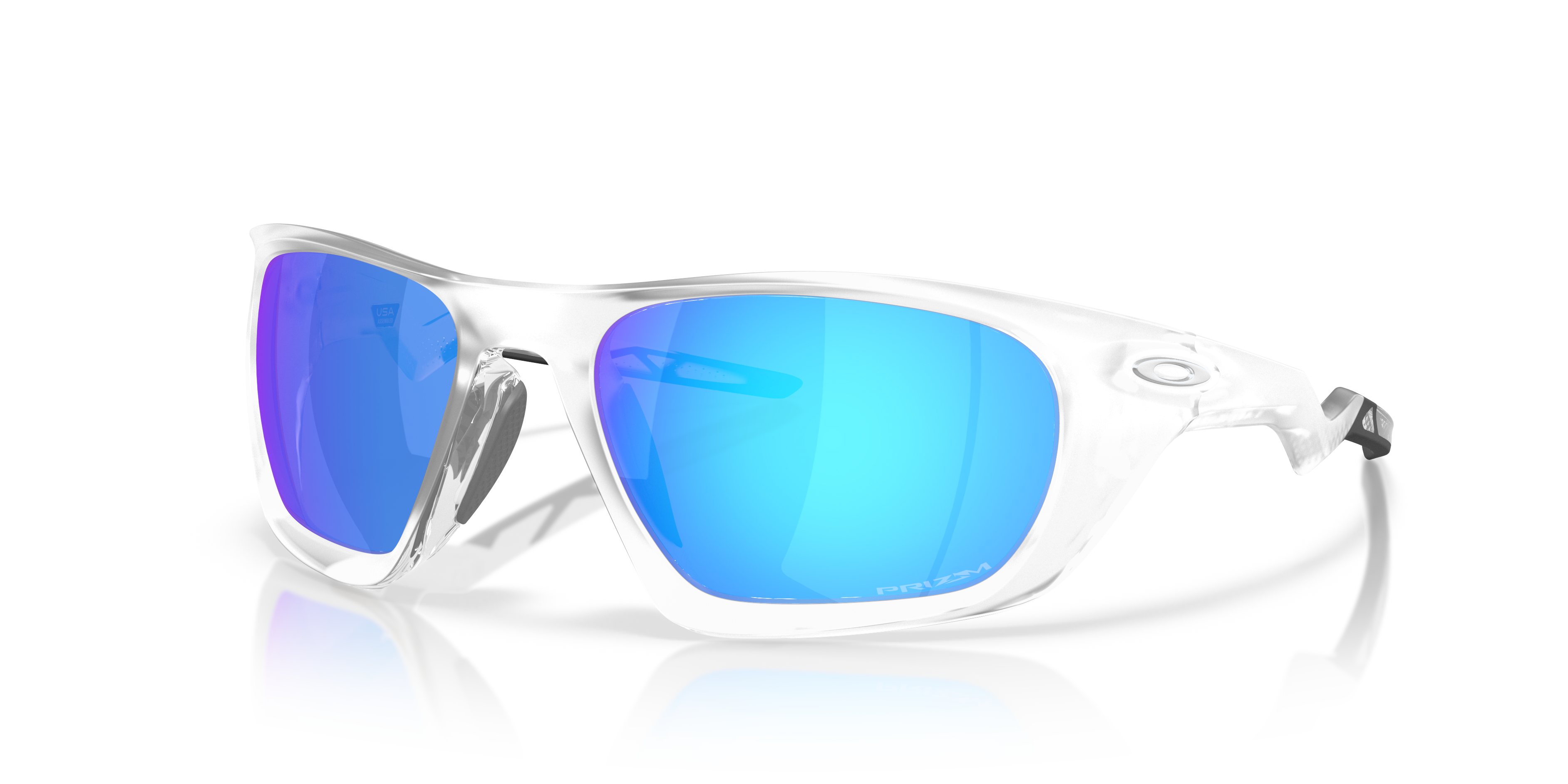 Oakley OO9431 Lateralis Men's Rectangle Prizm Sunglasses - Matte Black Frame