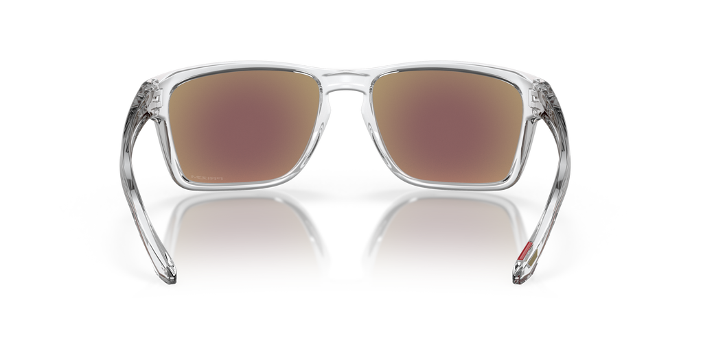 Oakley OO9448 Sylas Men's Rectangle Prizm Sunglasses - Polished Clear Frame