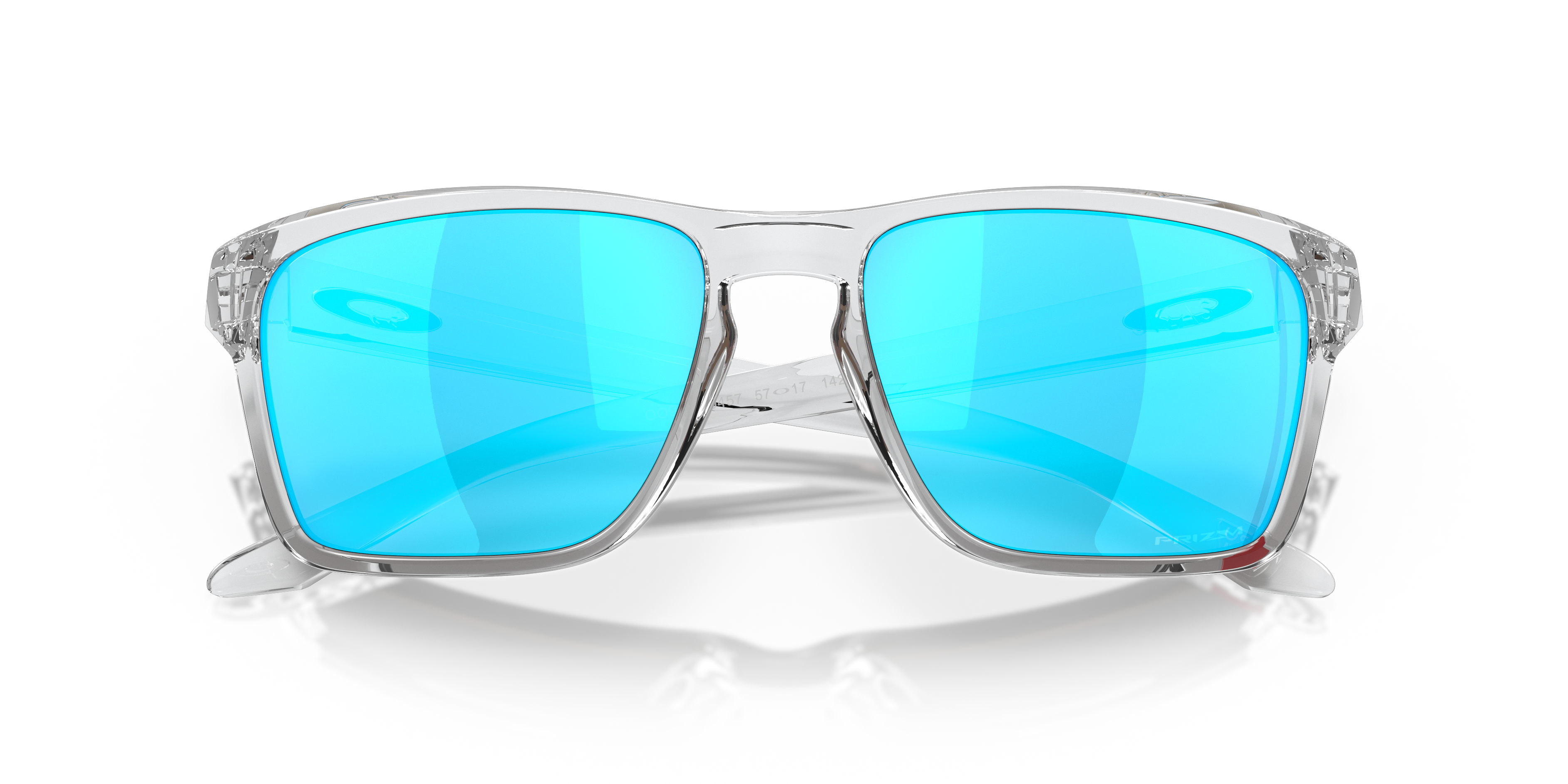 Oakley OO9448 Sylas Men's Rectangle Prizm Sunglasses - Polished Clear Frame