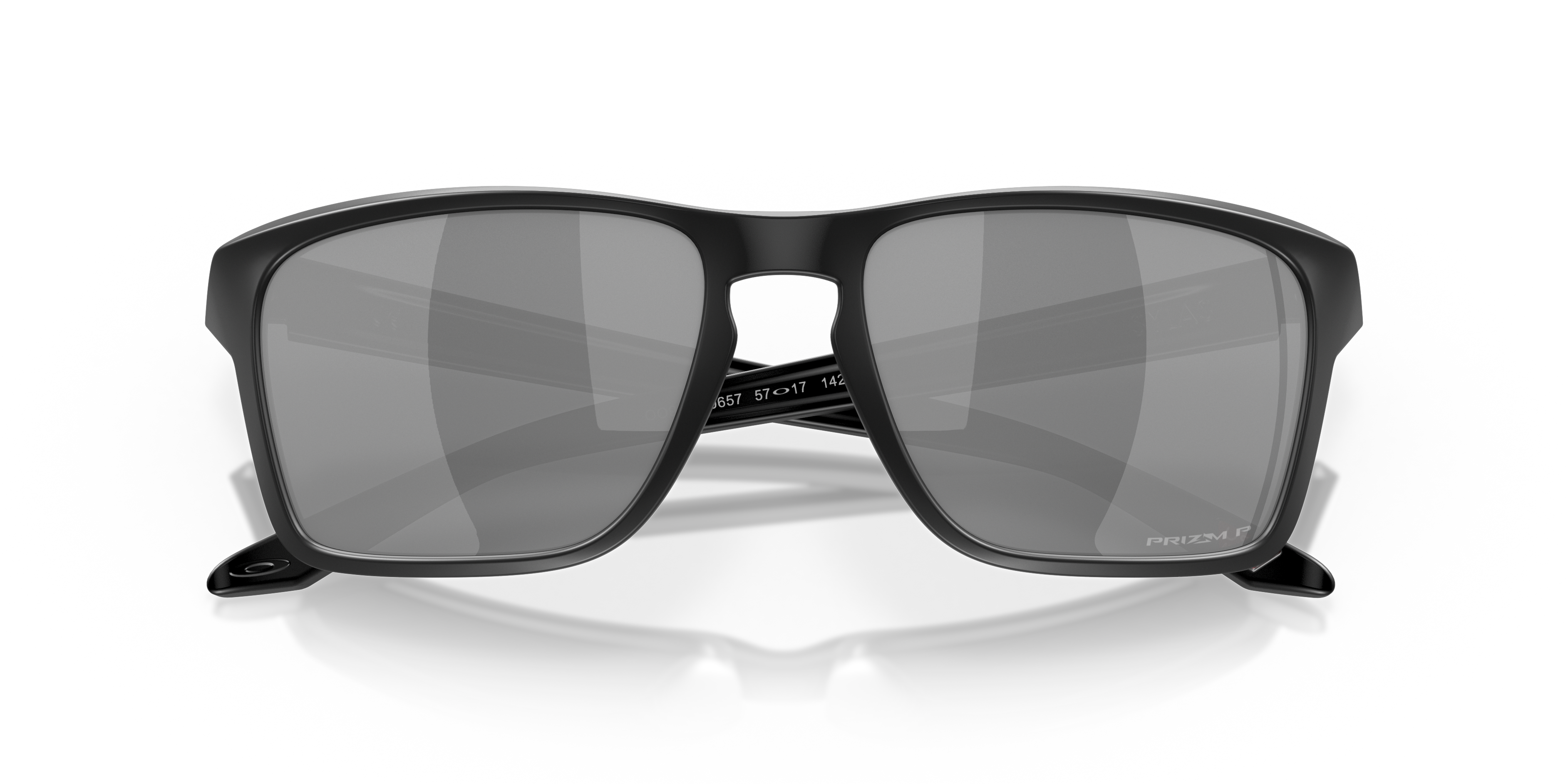 Oakley OO9448 Sylas Men's Rectangle Prizm Sunglasses - Polished Clear Frame